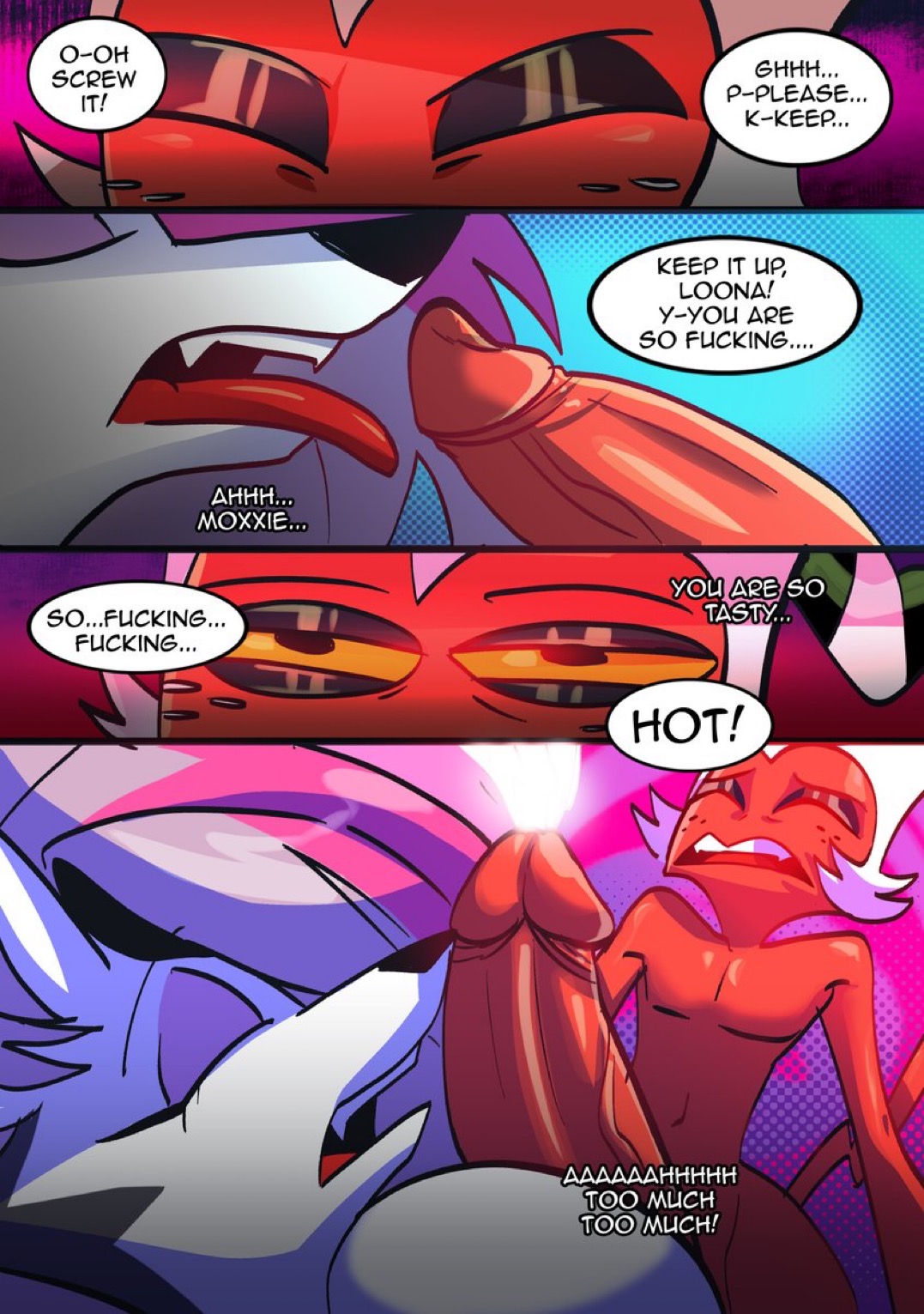 Loona (Helluva Boss) Rule 34 Image