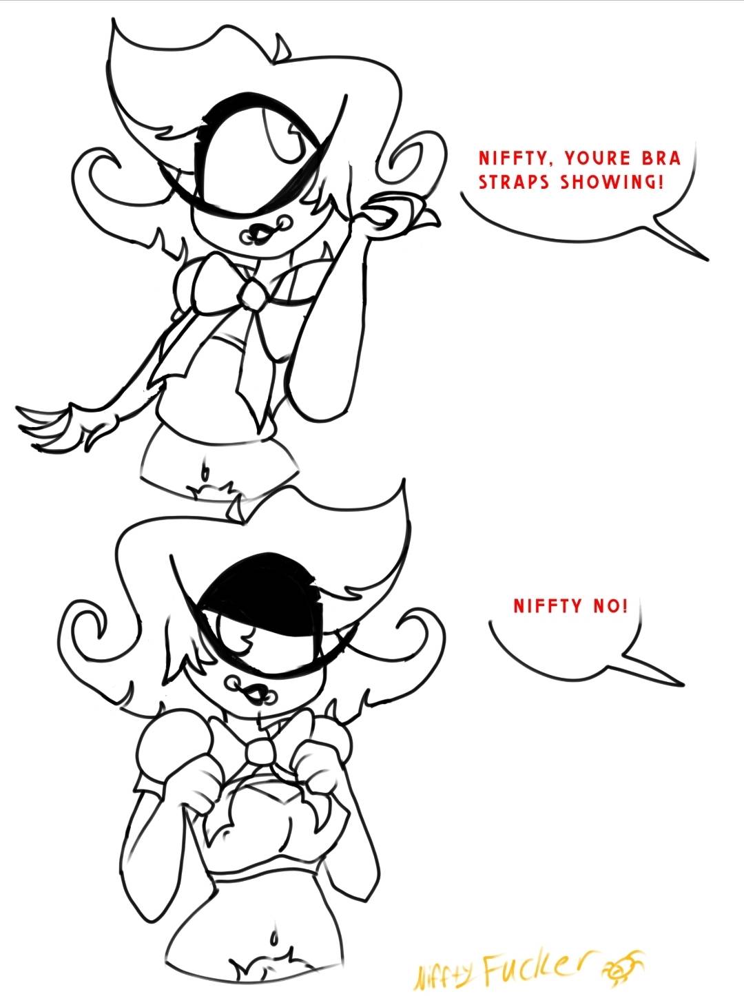 Bra Strap Is Showing (Meme) Rule 34 Image