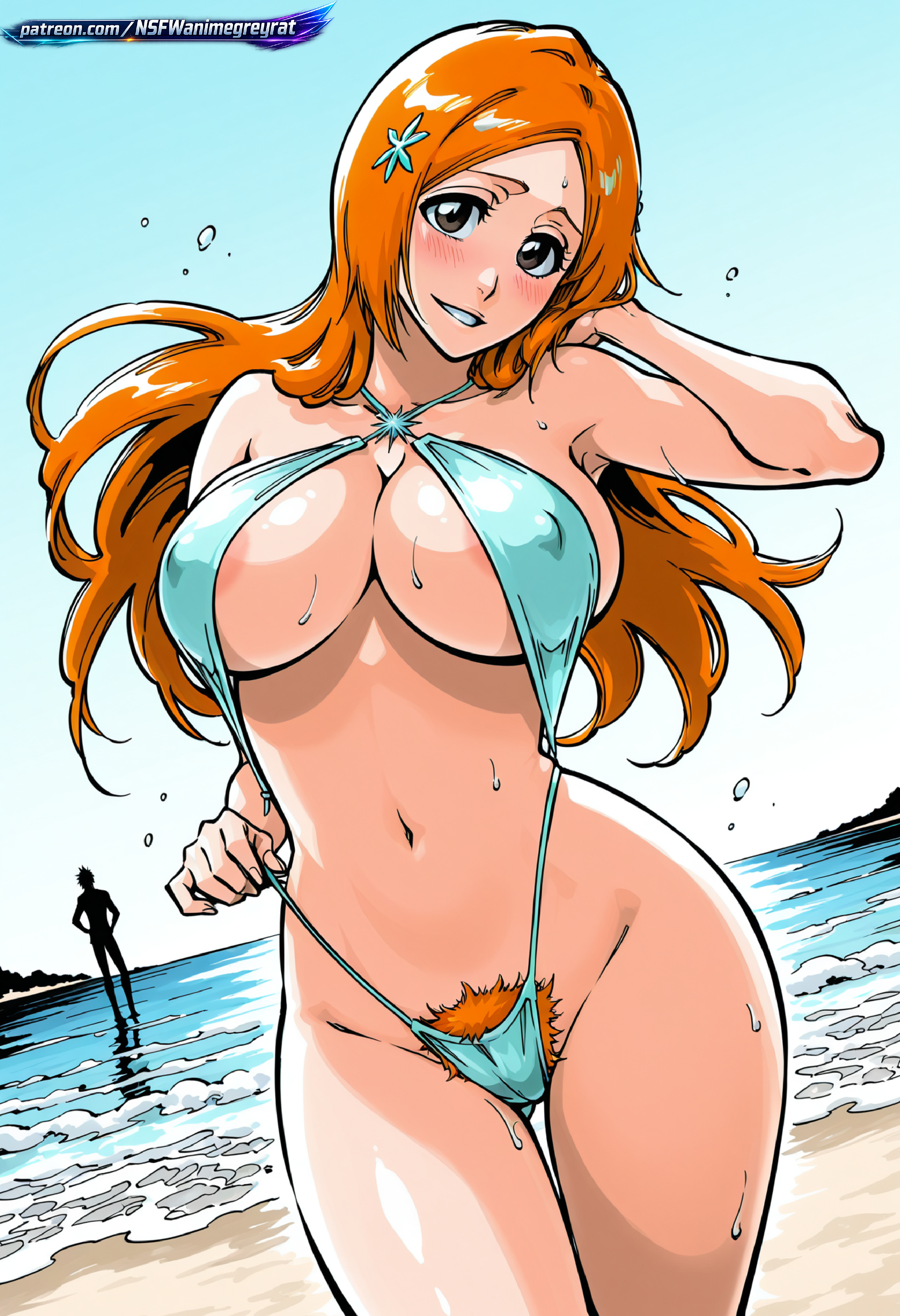 Inoue Orihime (Bleach) Rule 34 Image