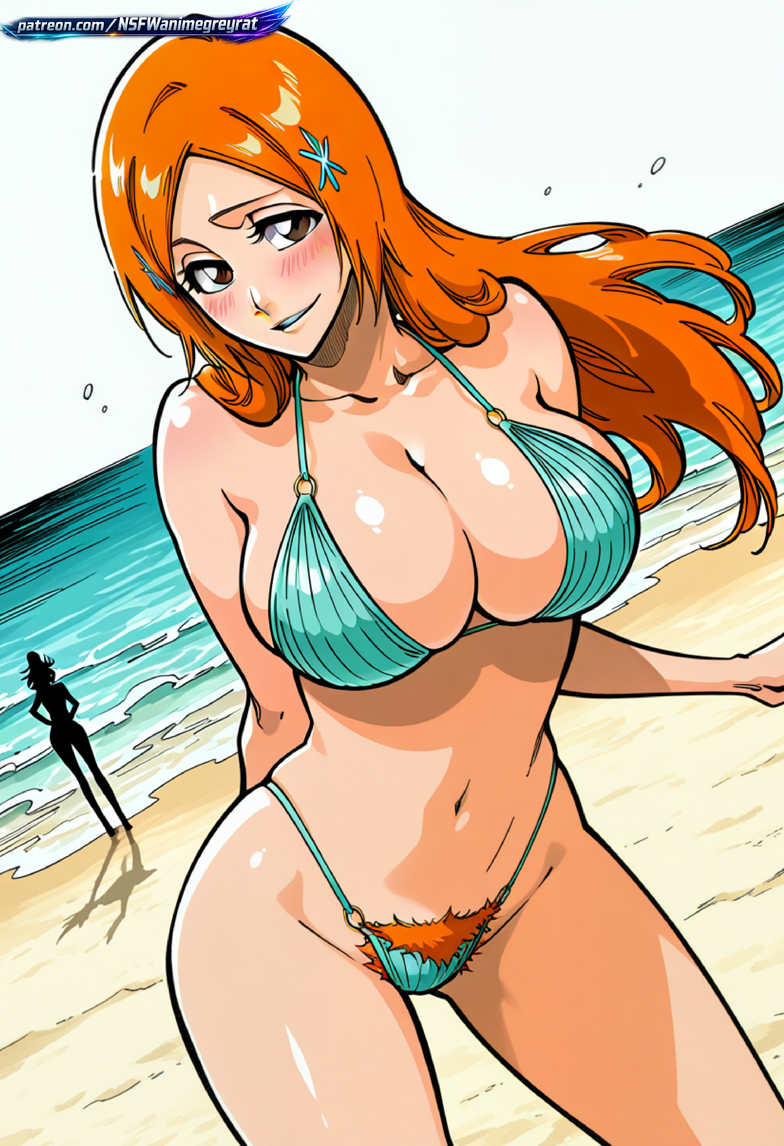 Inoue Orihime (Bleach) Rule 34 Image