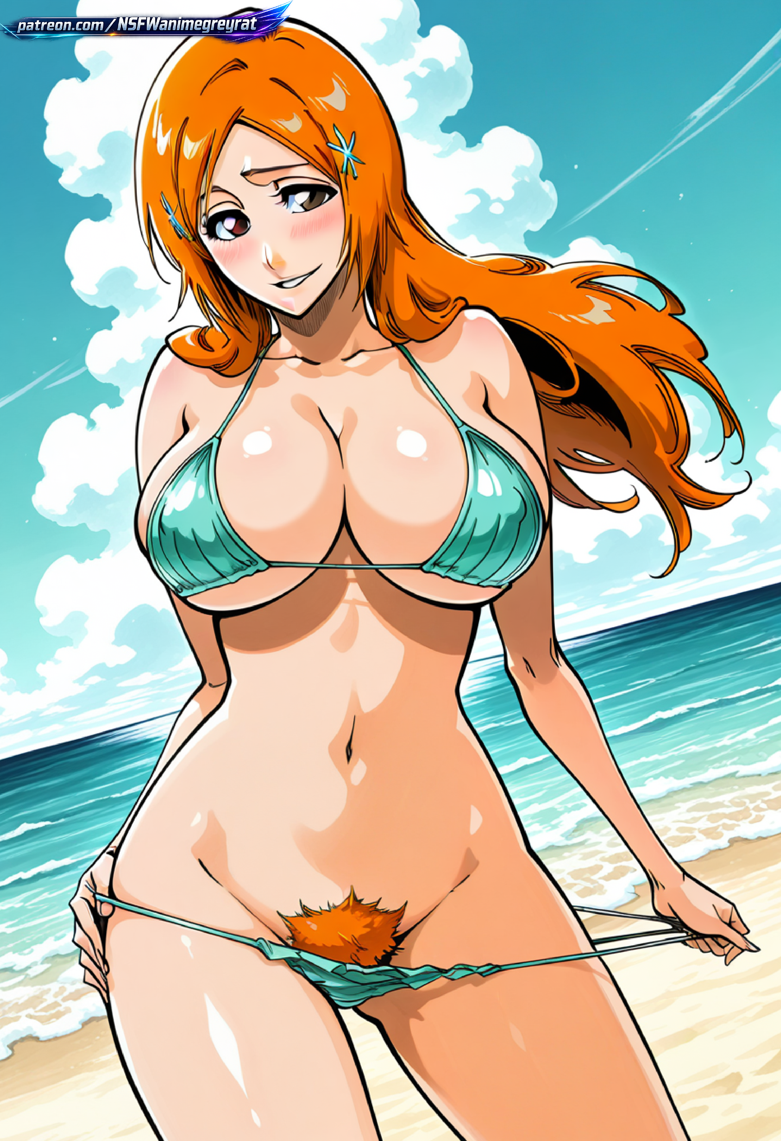 Inoue Orihime (Bleach) Rule 34 Image