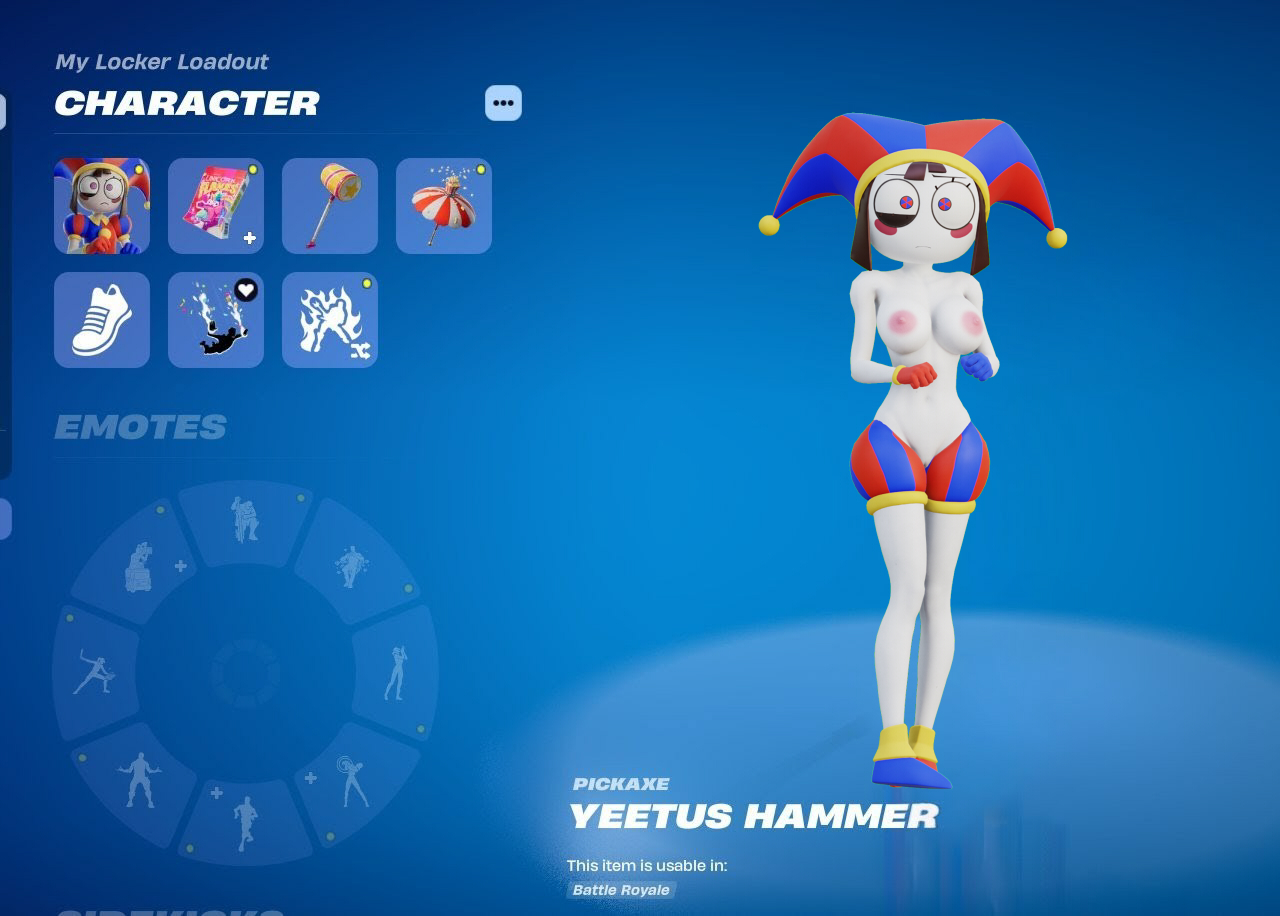 Pomni (Fortnite) Rule 34 Image