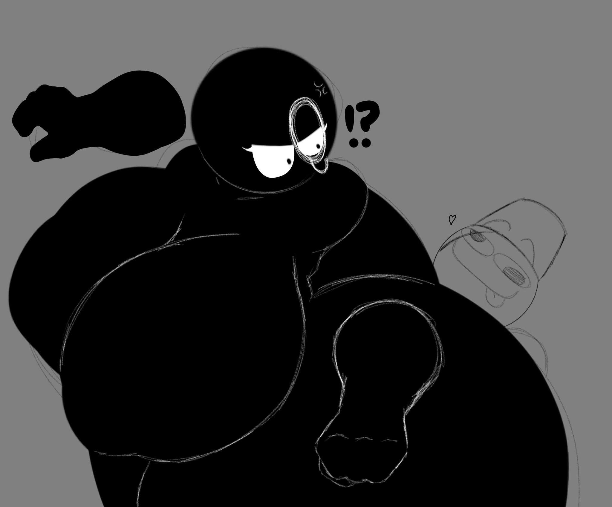 Black (Sprunki) Rule 34 Image