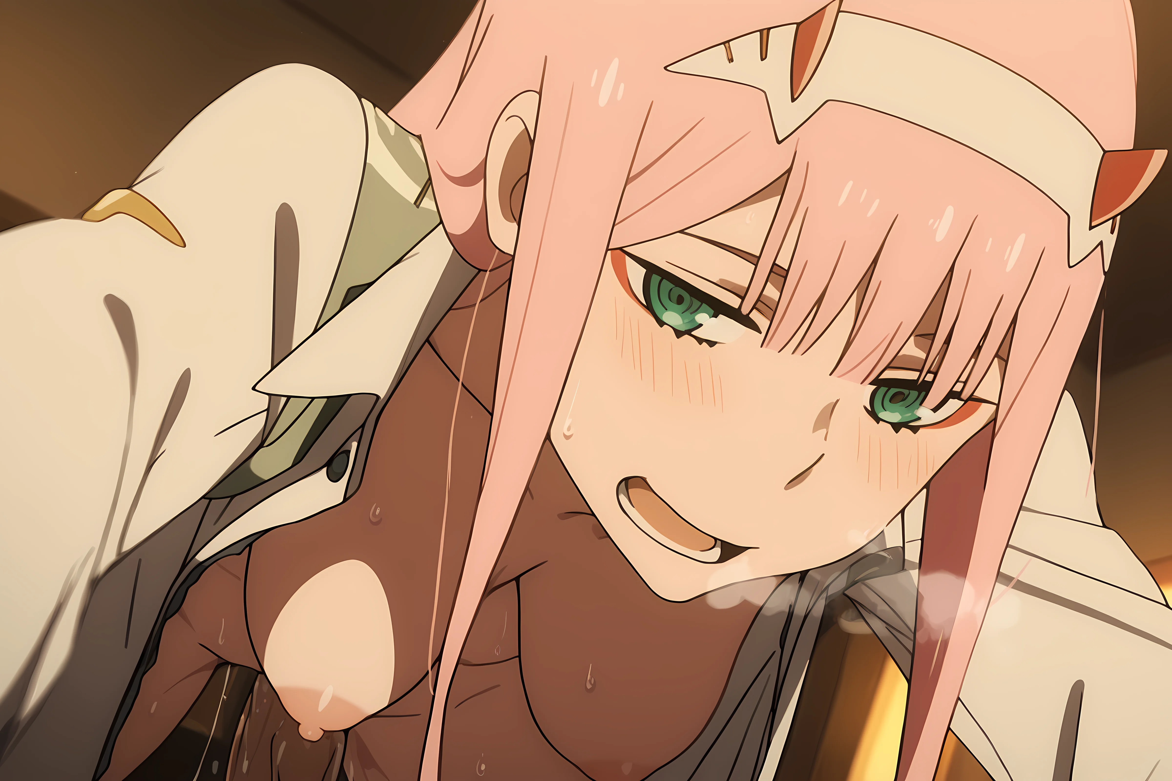 Zero Two (Darling In The Franxx) Rule 34 Image