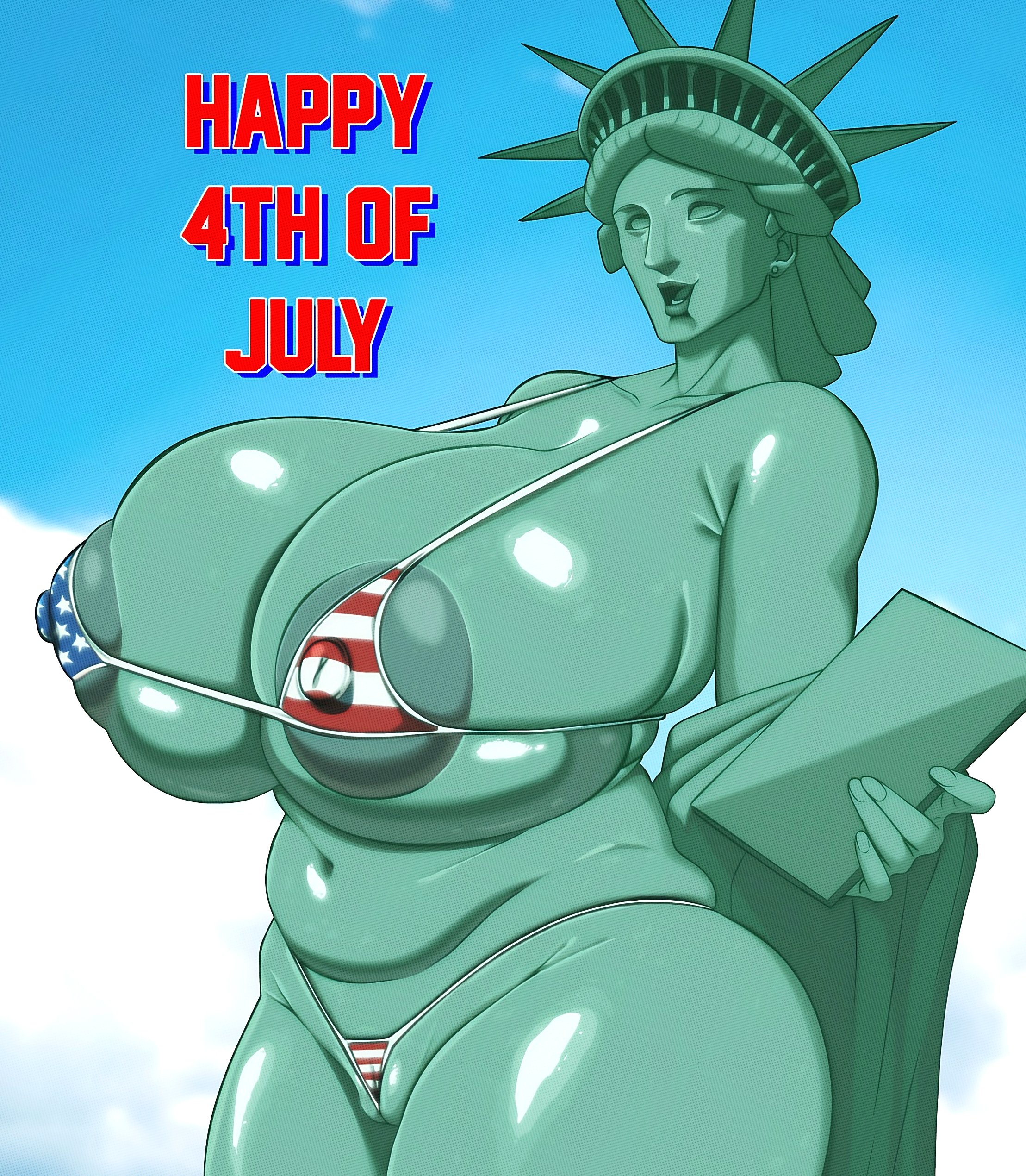 Statue Of Liberty (4th Of July) Rule 34 Image
