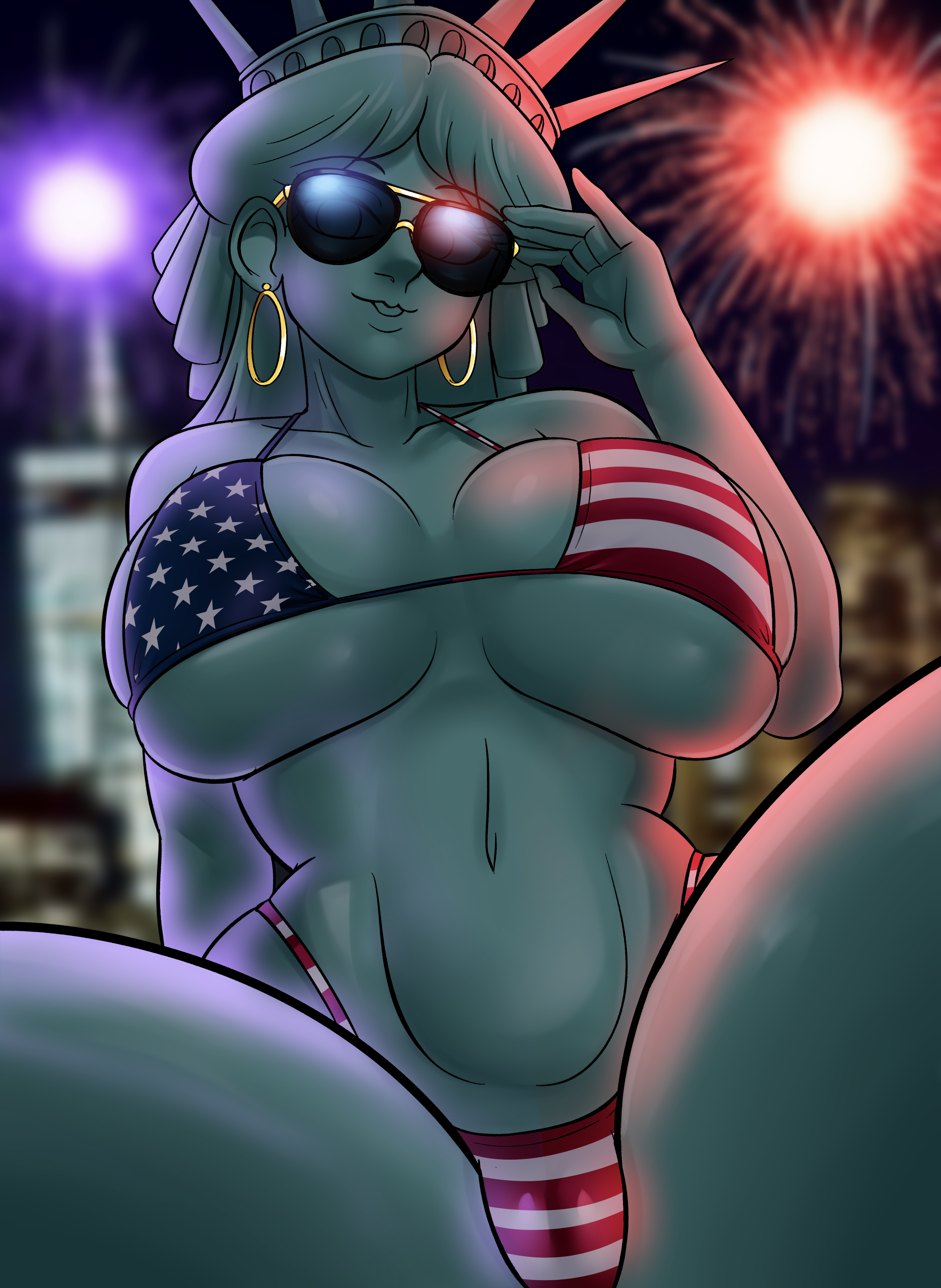 Statue Of Liberty (4th Of July) Rule 34 Image
