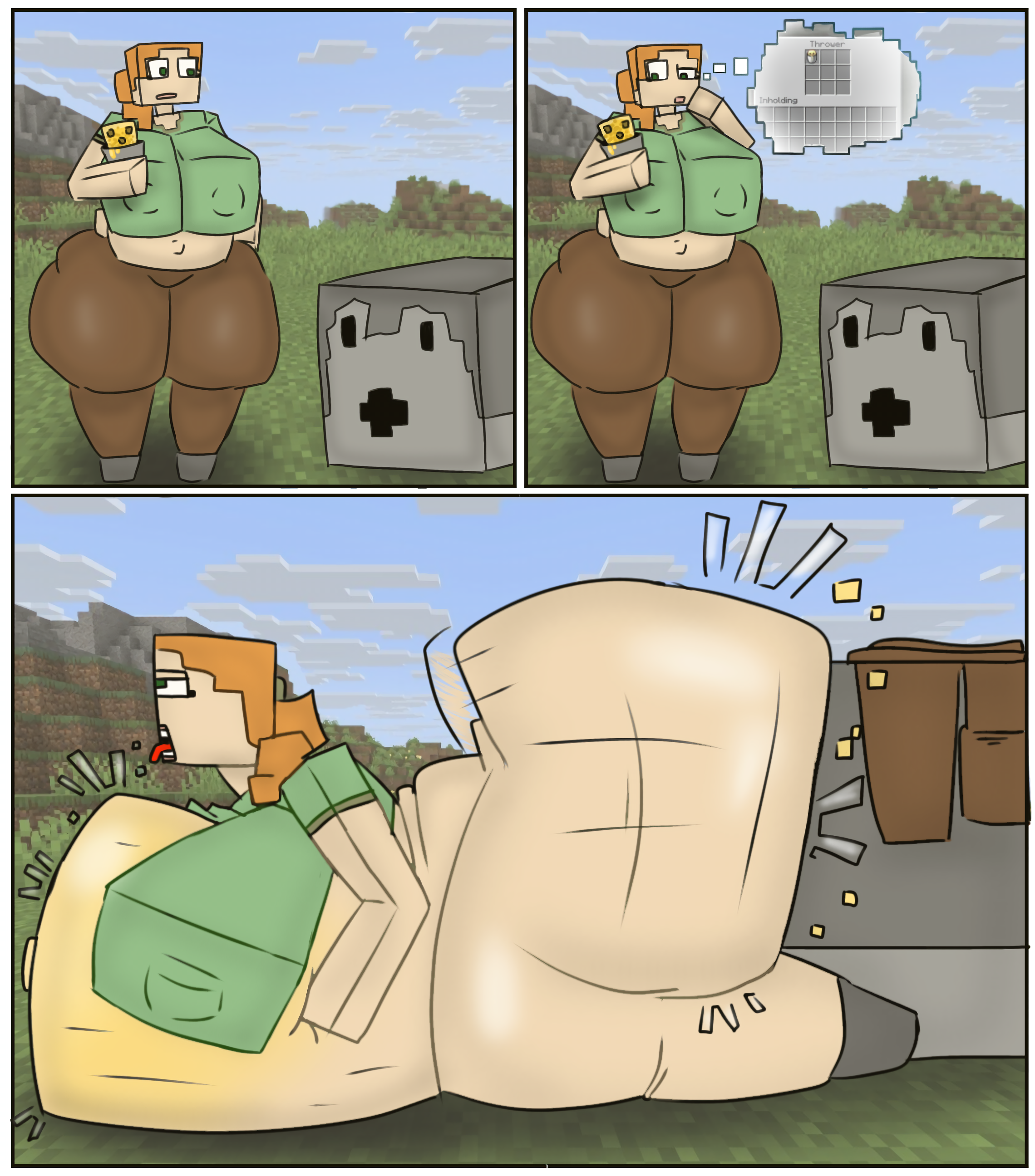 Alex (Minecraft) Rule 34 Image