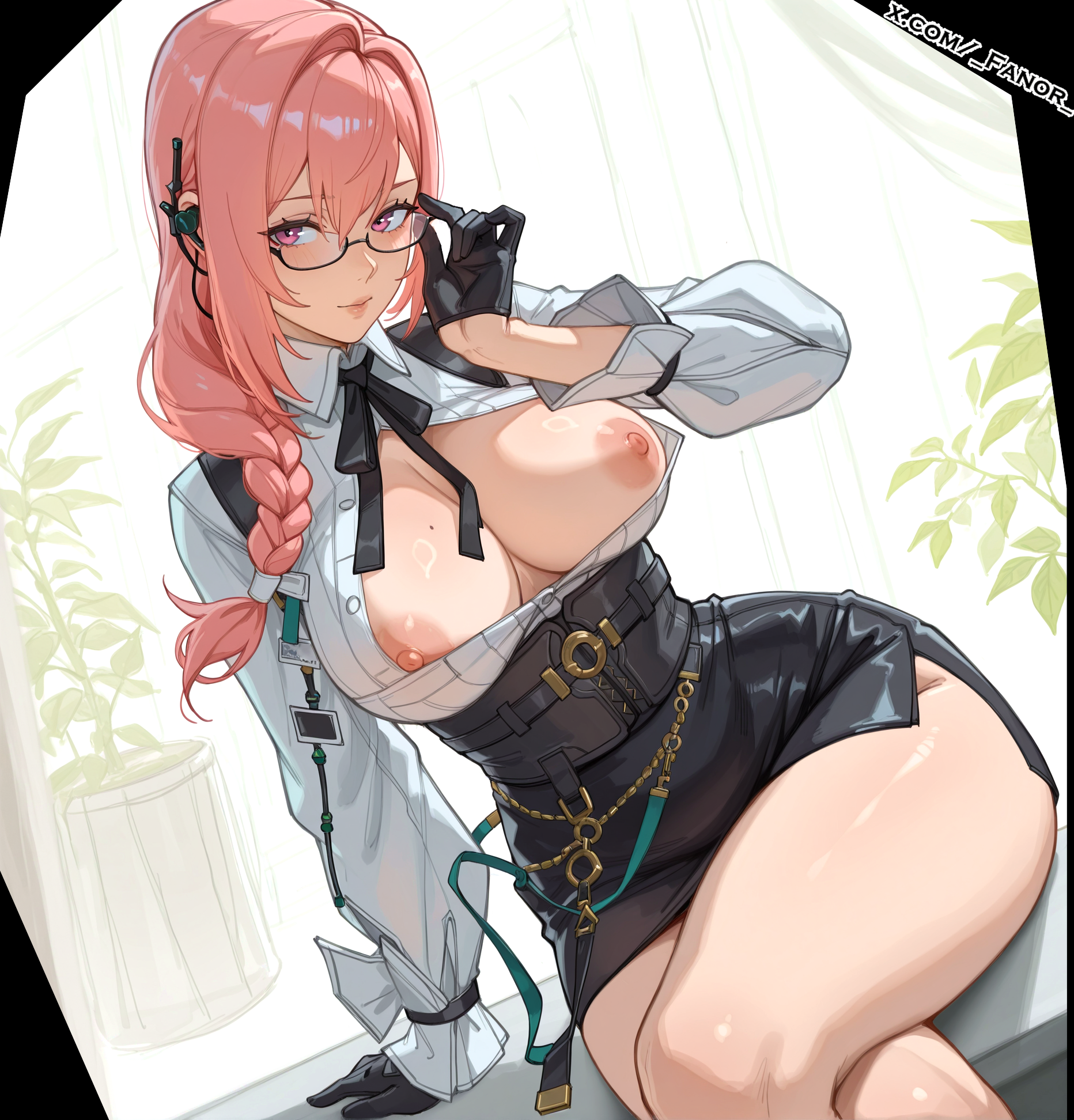 Tsukishiro Yanagi (Zenless Zone Zero) Rule 34 Image
