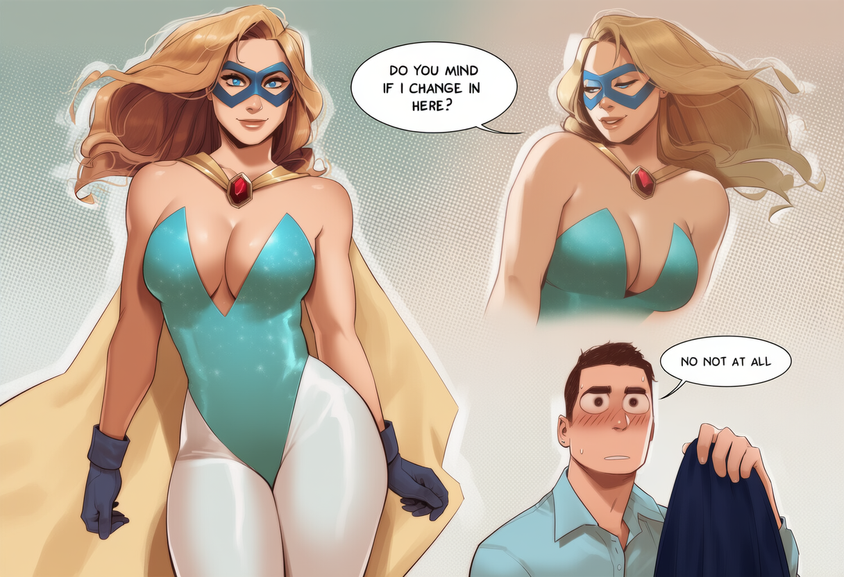 Blonde Blazer (Adhoc Studio) Rule 34 Image