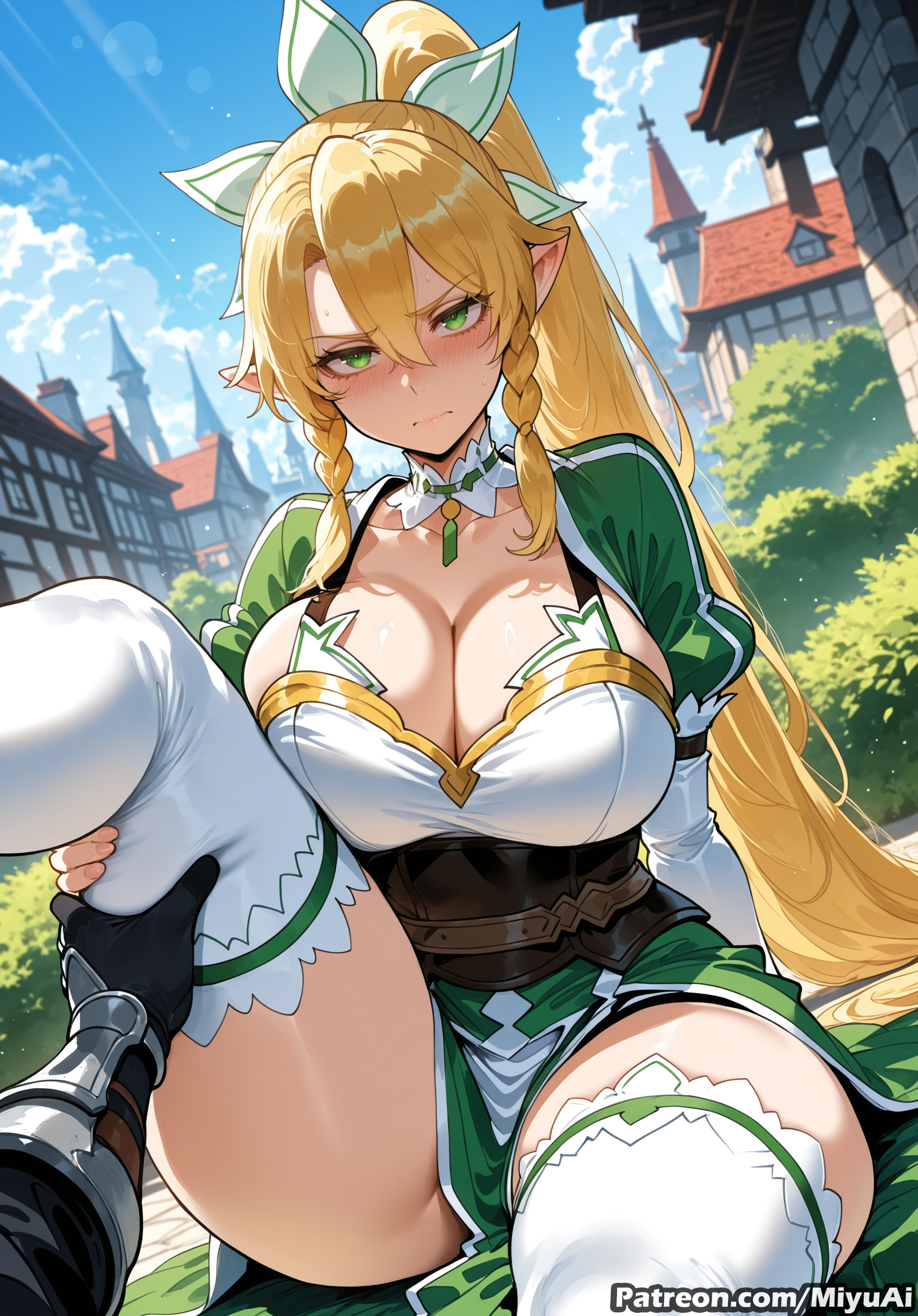 Leafa (Sword Art Online) Rule 34 Image