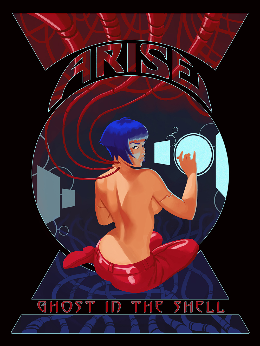 Kusanagi Motoko (Ghost In The Shell) Rule 34 Image