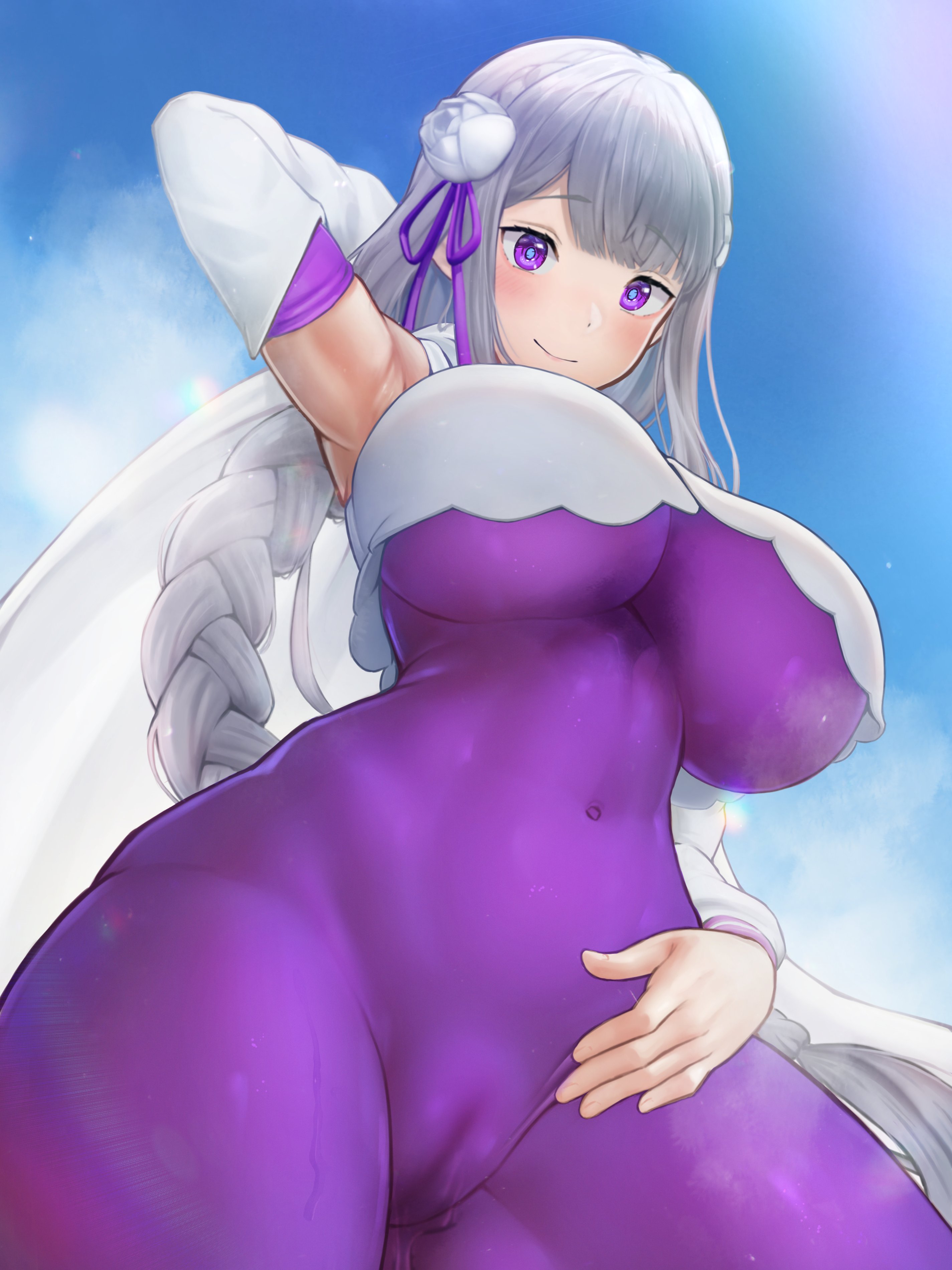 Emilia (Re:Zero) Rule 34 Image