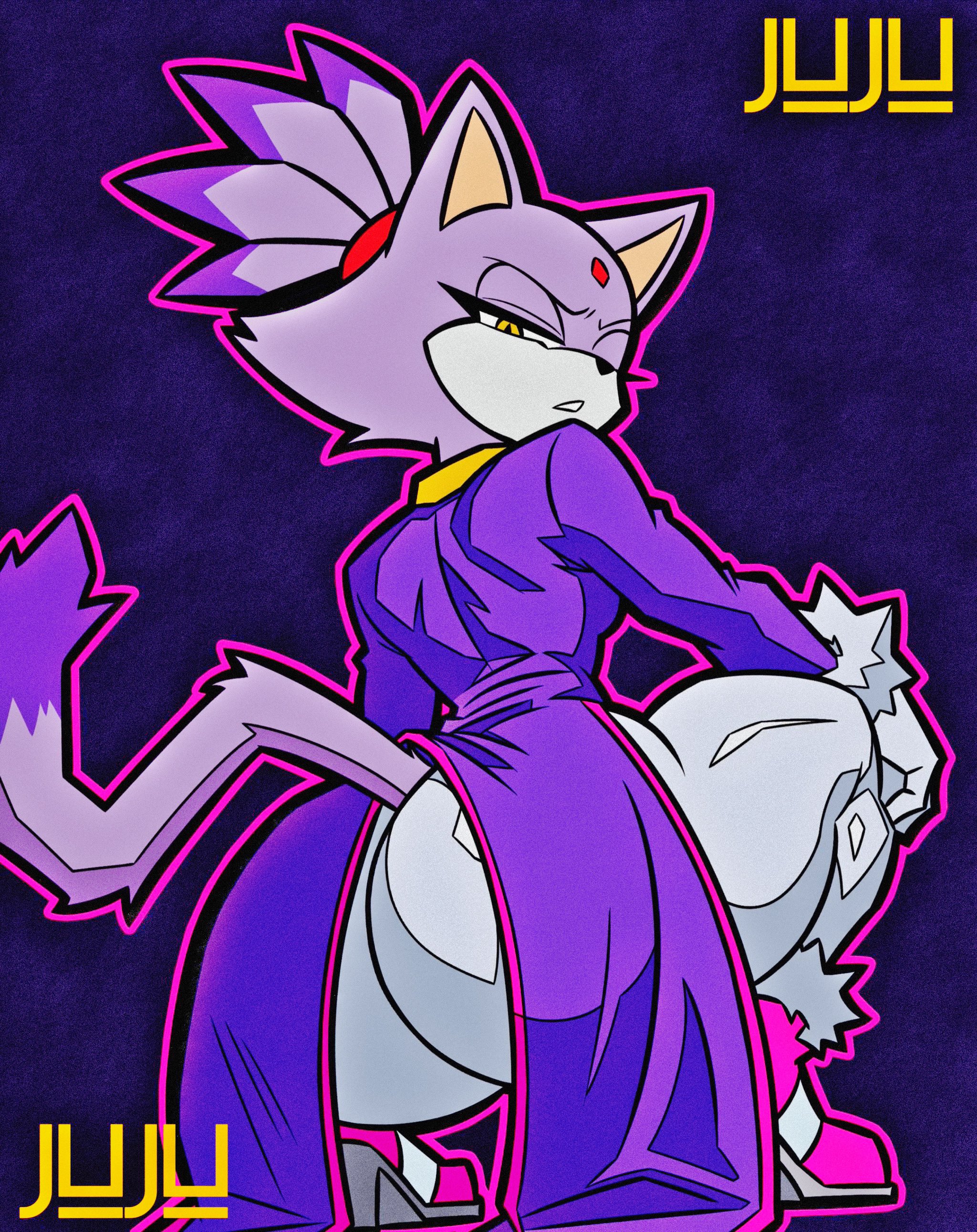 Blaze The Cat (Sonic (Series)) Rule 34 Image