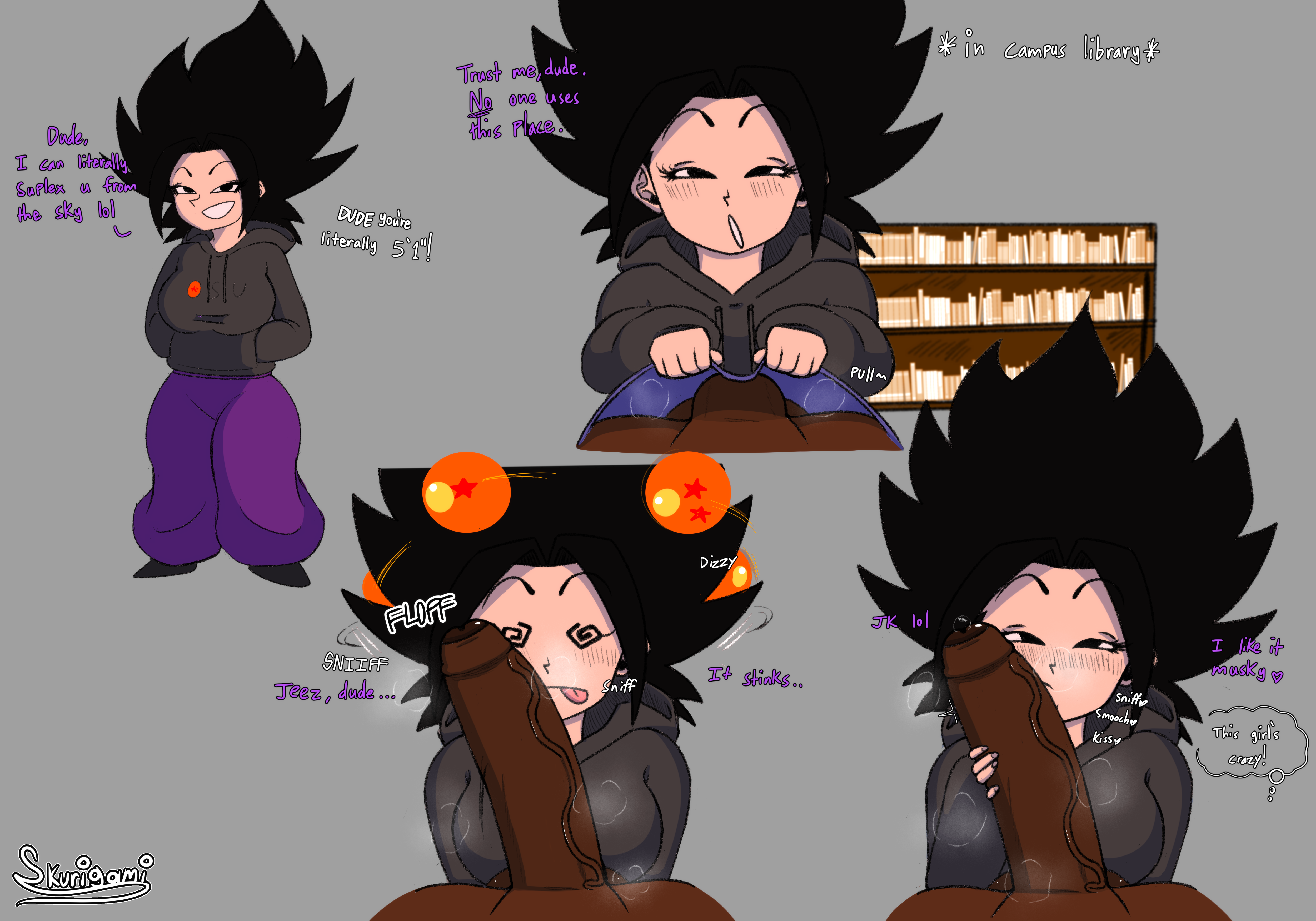 Caulifla (Dragon Ball) Rule 34 Image