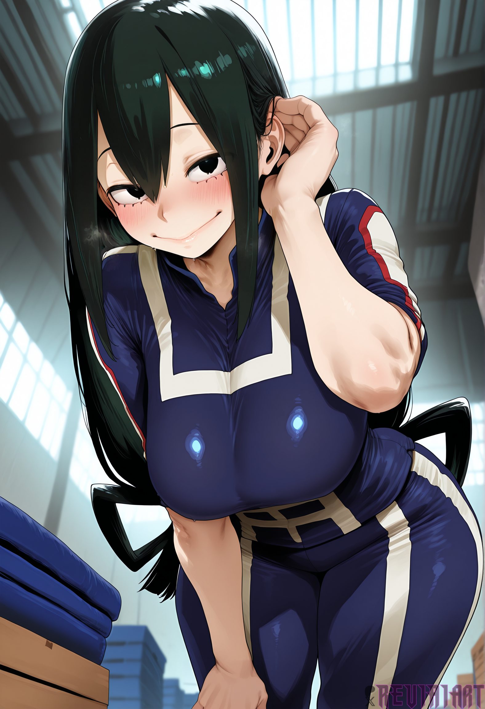 Adjusting Hair Rule 34 Image