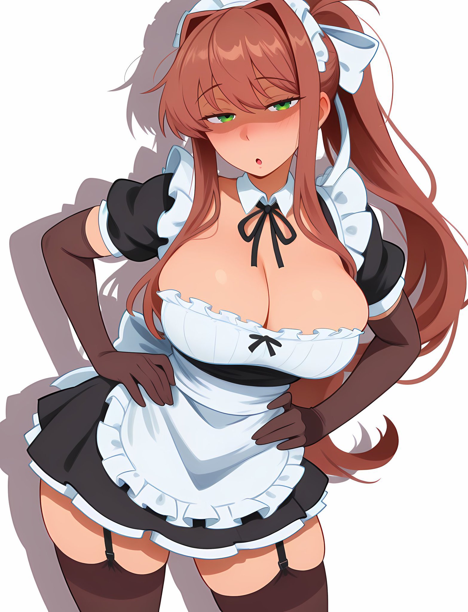 Monika (Doki Doki Literature Club) Rule 34 Image