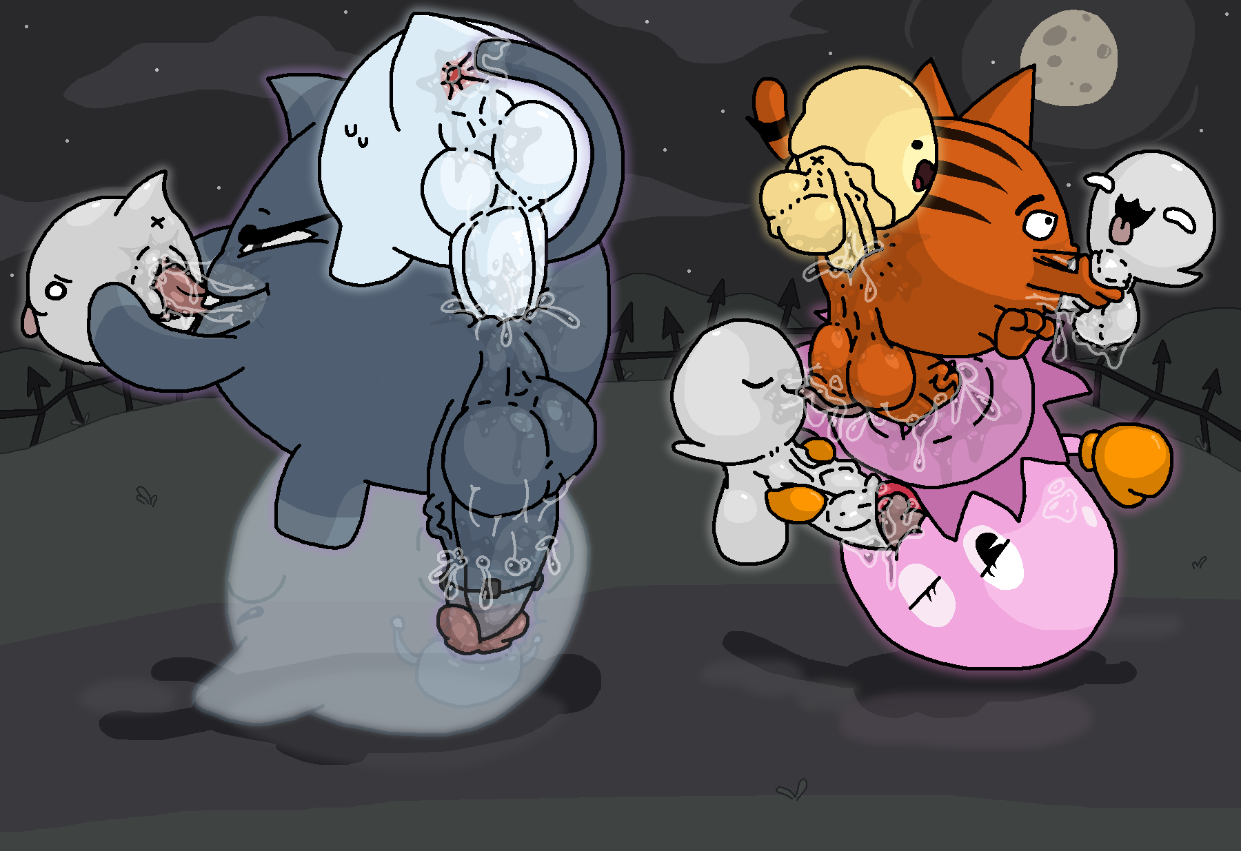 Boo (Mario) Rule 34 Image