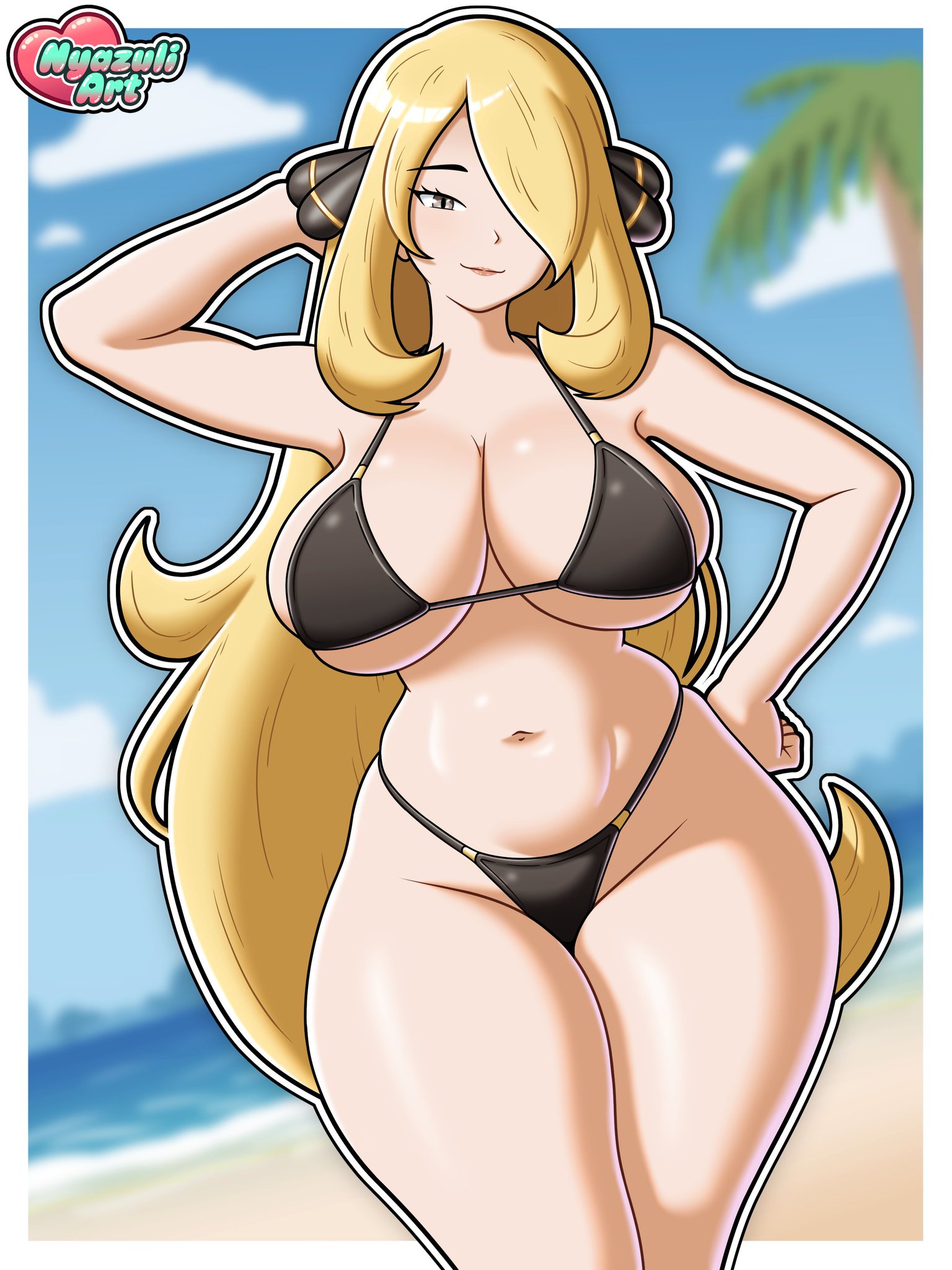 Cynthia (Pokemon) Rule 34 Image