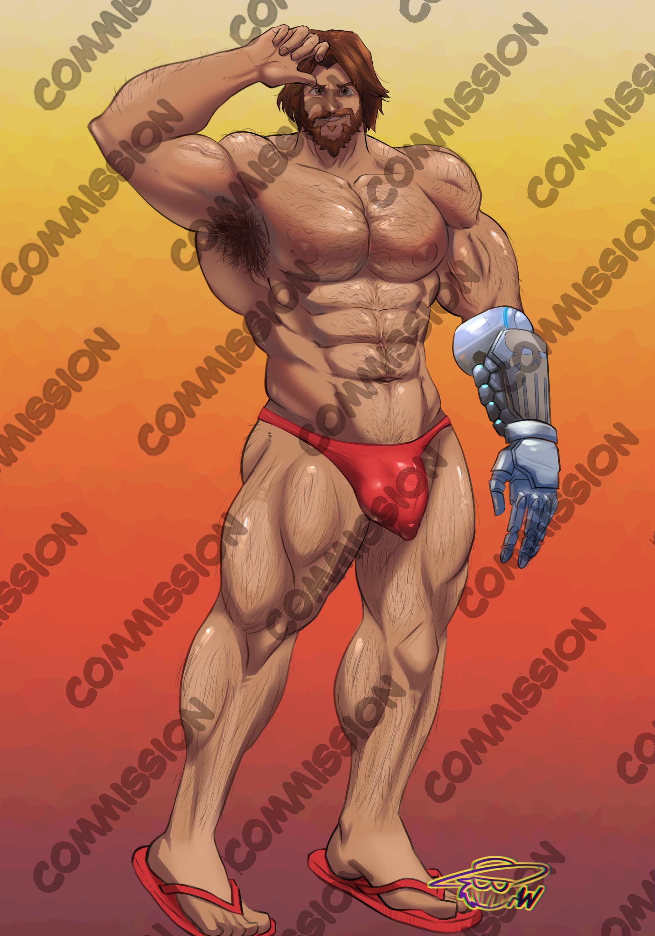 Cole Cassidy (Overwatch) Rule 34 Image