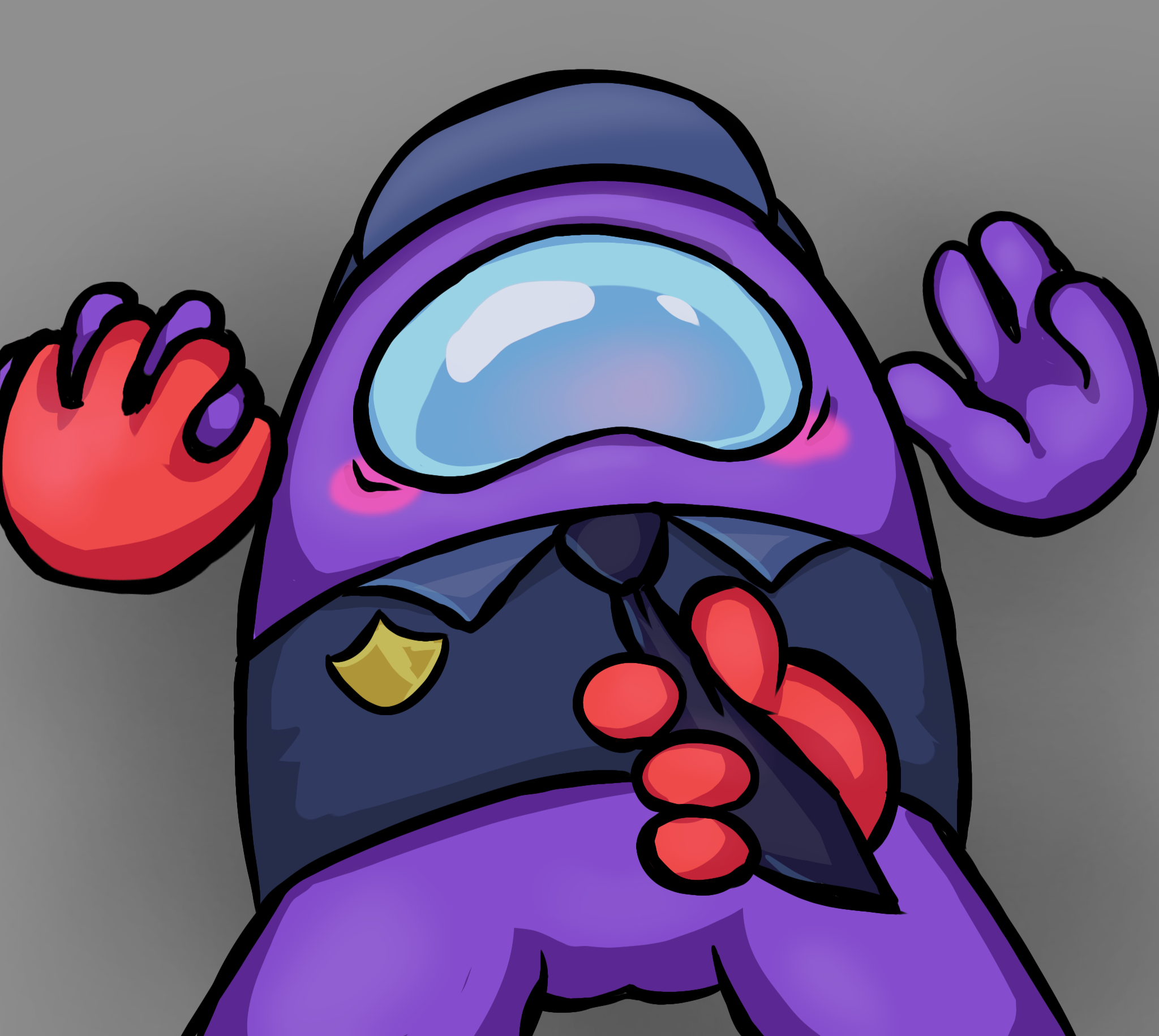 Among Us Purple (Among Us) Rule 34 Image