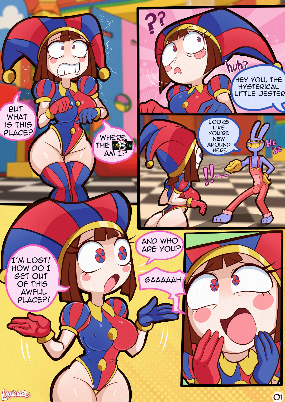 Pomni (The Amazing Digital Circus) Rule 34 Image