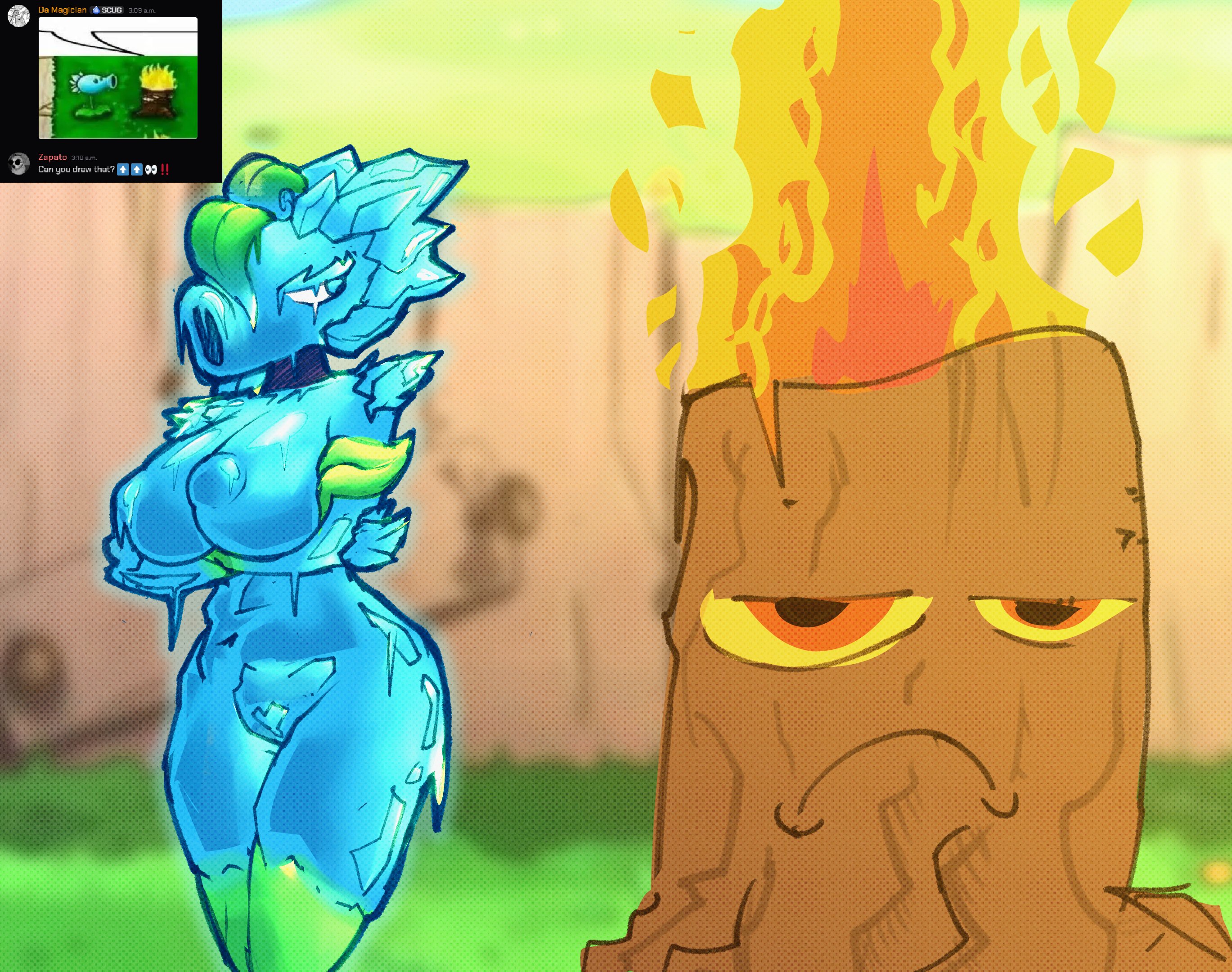 Peashooter (Pvz) Rule 34 Image