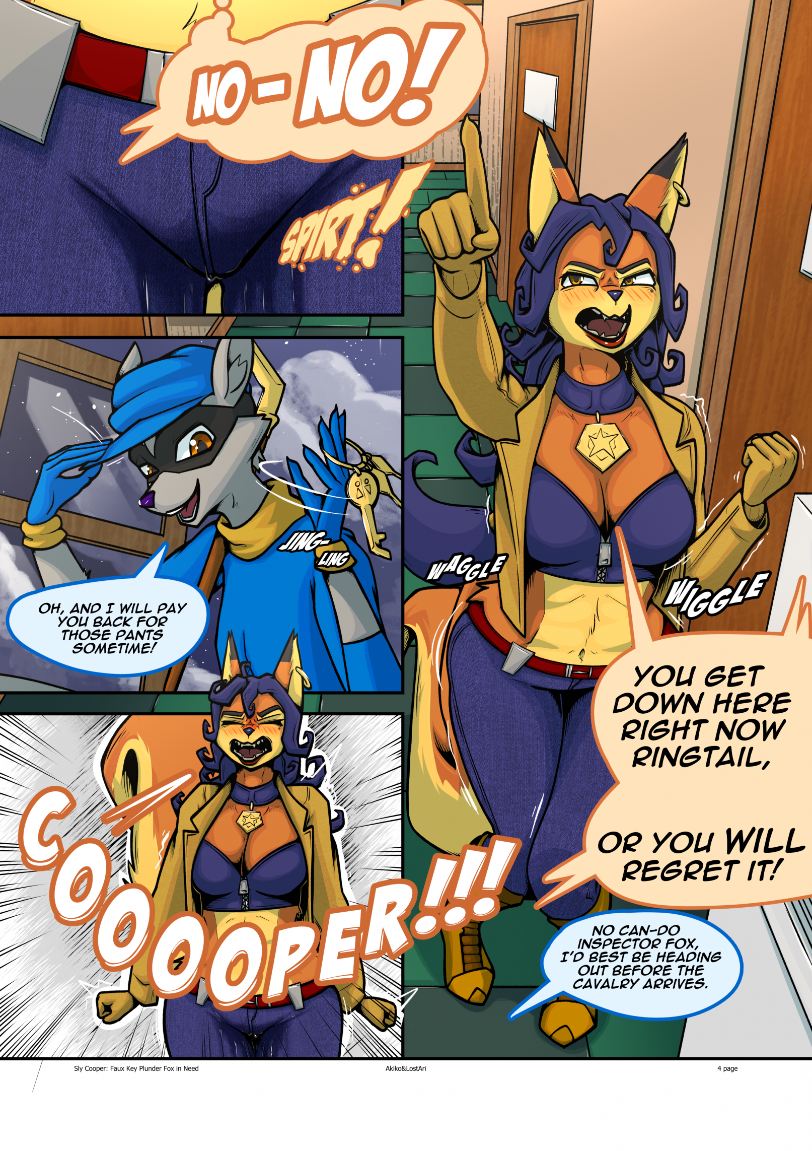 Carmelita Fox (Sly Cooper (Series)) Rule 34 Image