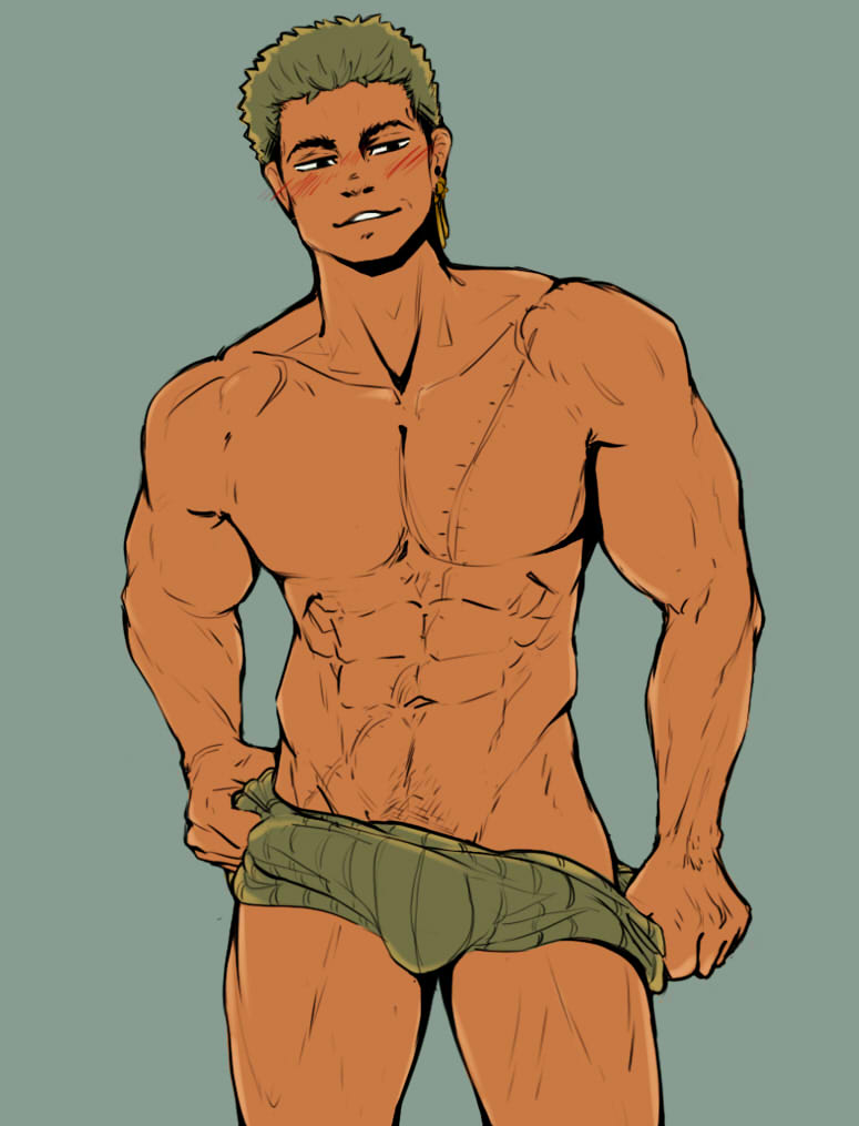 Roronoa Zoro (One Piece) Rule 34 Image