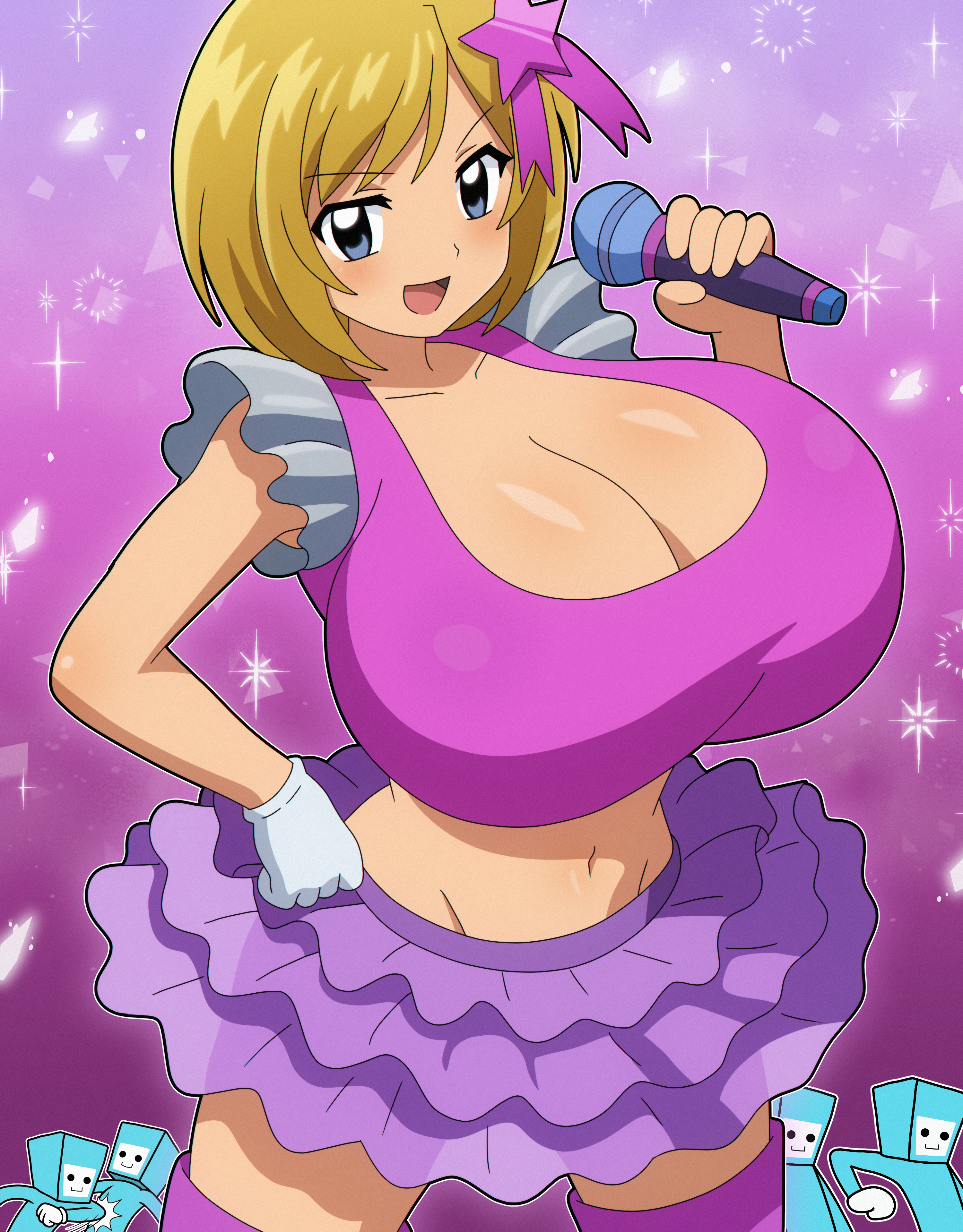 Pop Idol Lena (Rhythm Heaven) Rule 34 Image