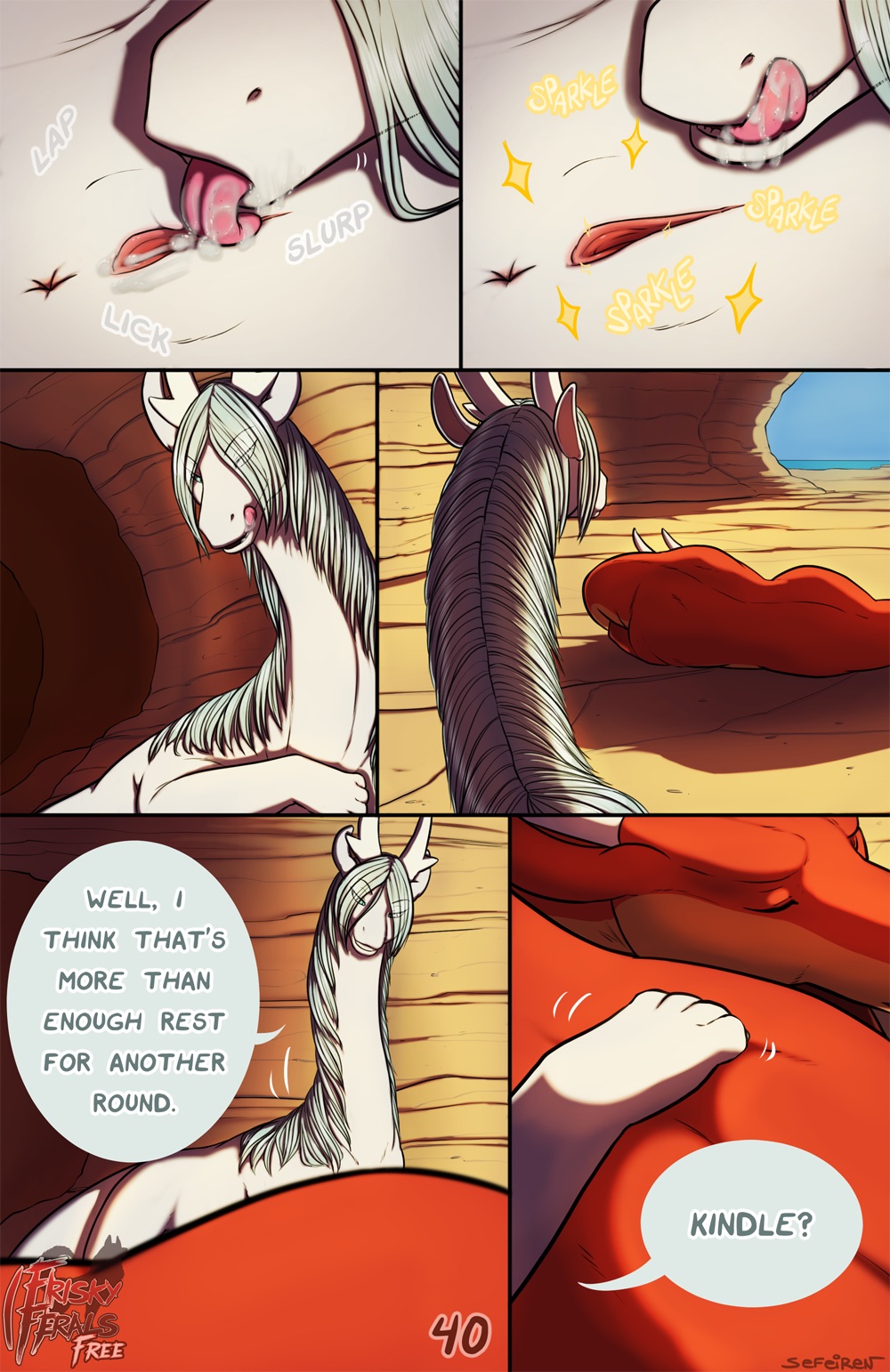 Kindle (Frisky Ferals) Rule 34 Image