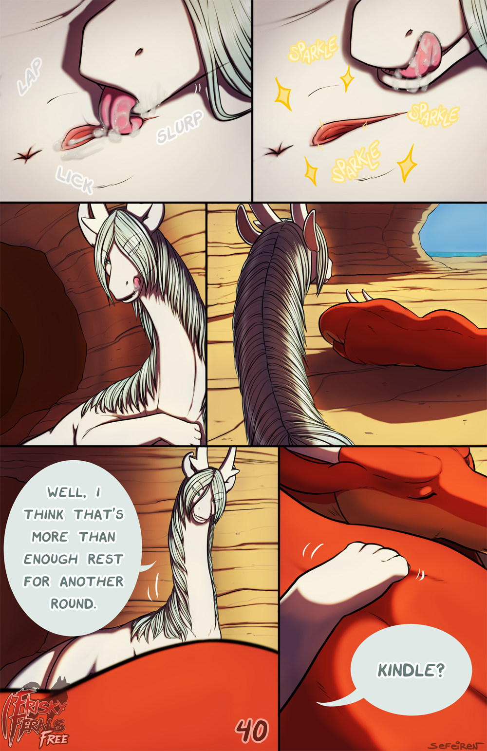 Kindle (Frisky Ferals) Rule 34 Image