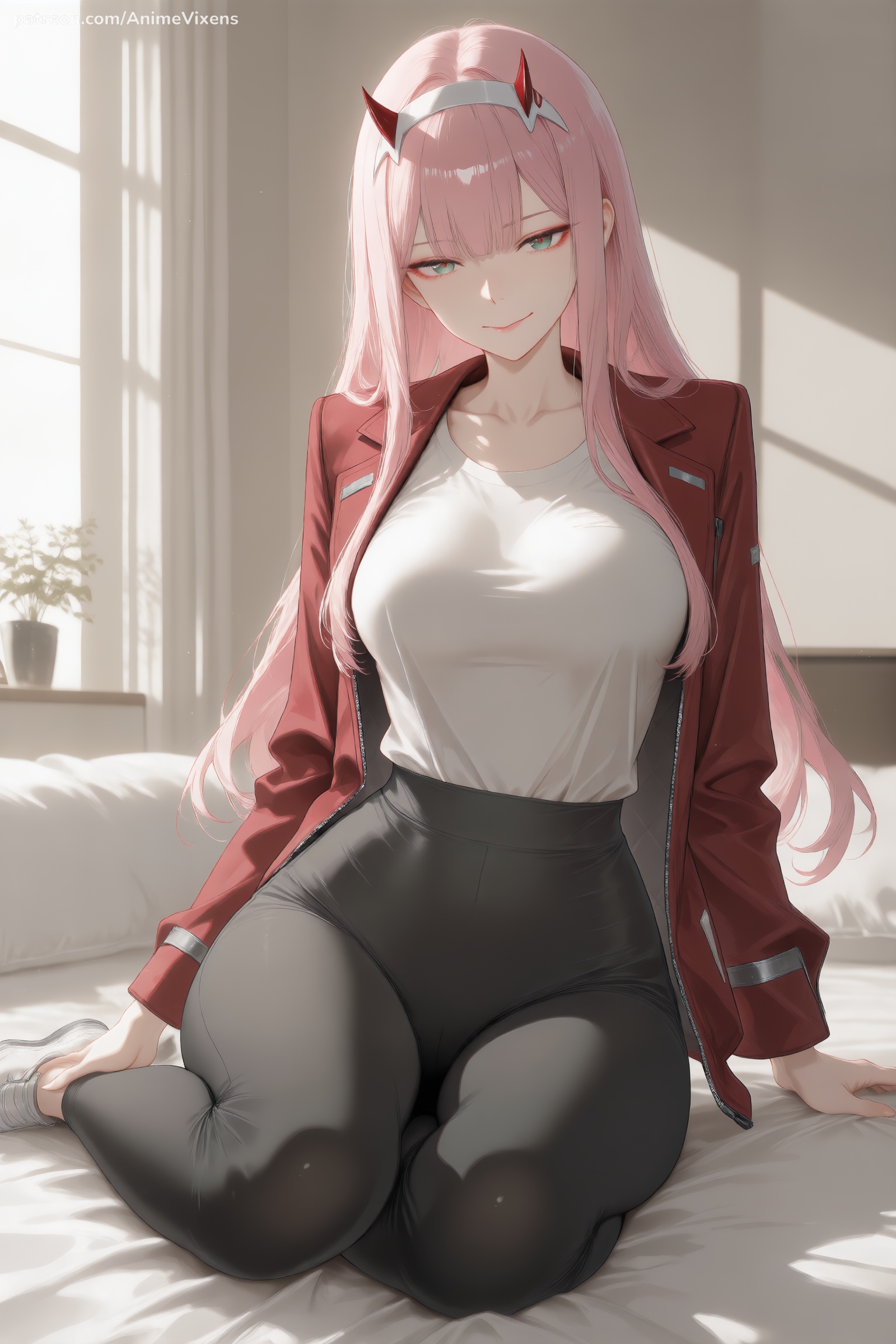Zero Two (Darling In The Franxx) Rule 34 Image