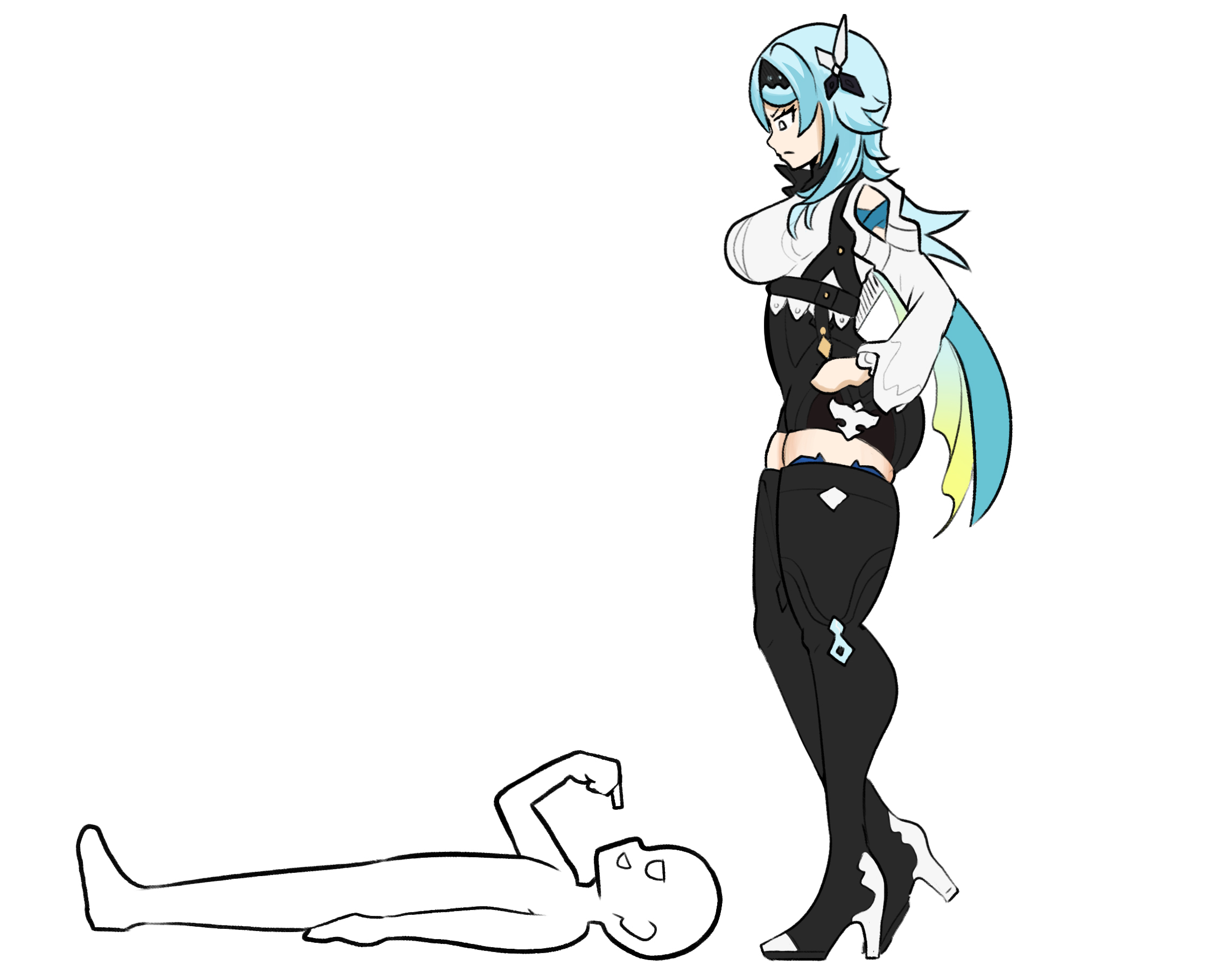 Eula (Genshin Impact) Rule 34 Image