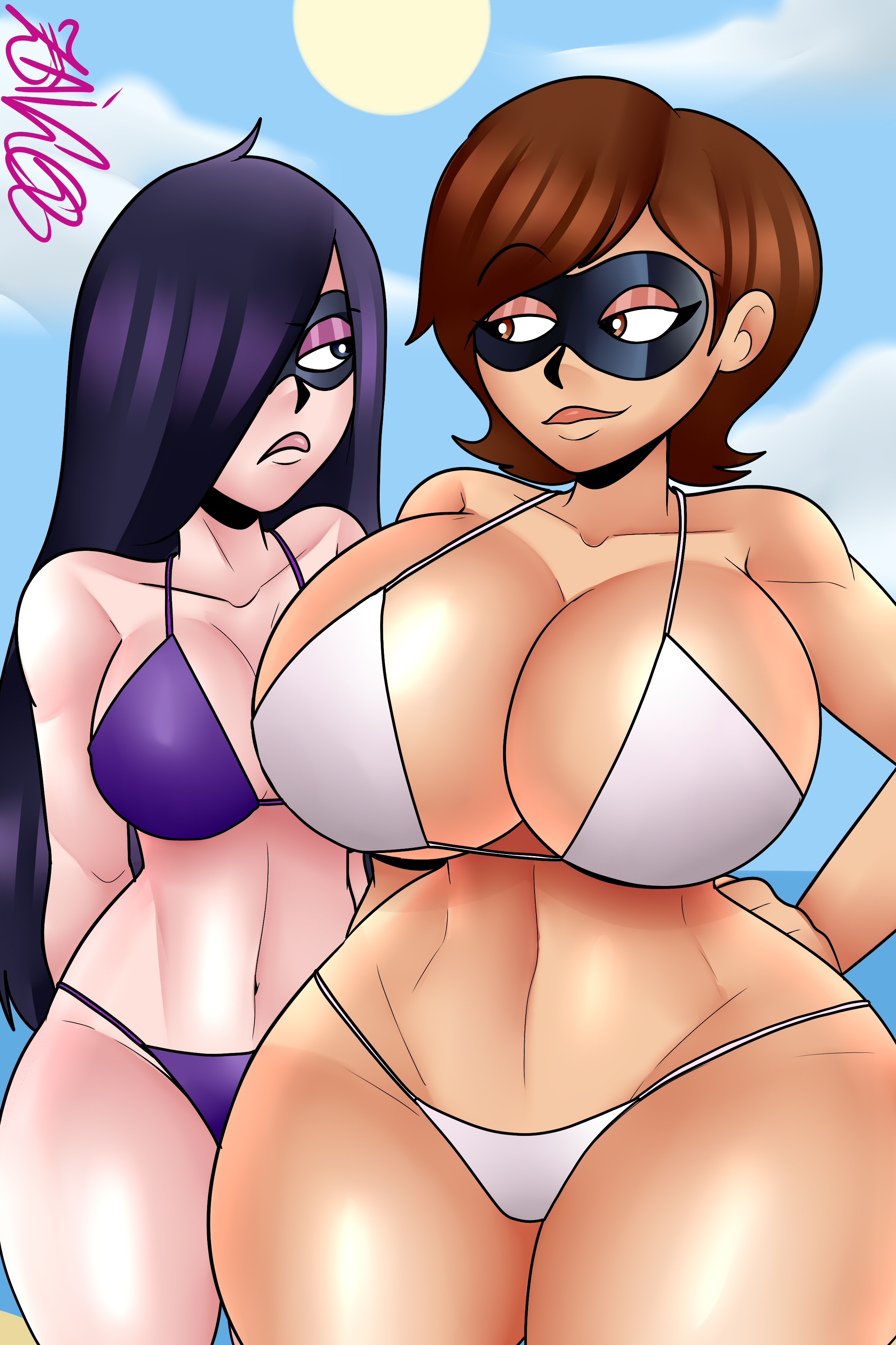 Mother Daughter Boob Envy (Meme) Rule 34 Image