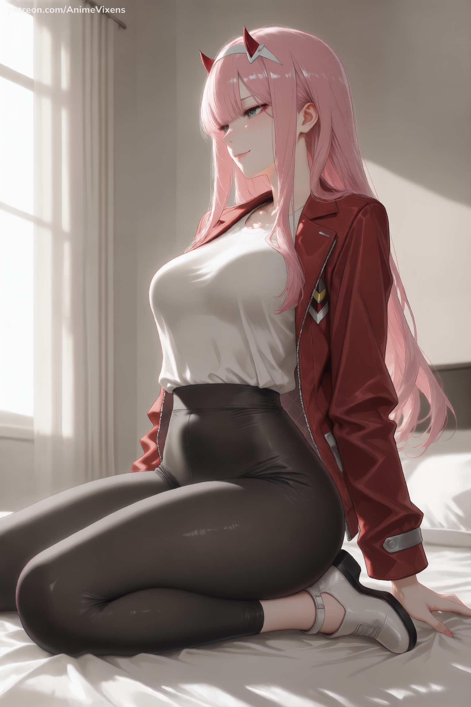Zero Two (Darling In The Franxx) Rule 34 Image