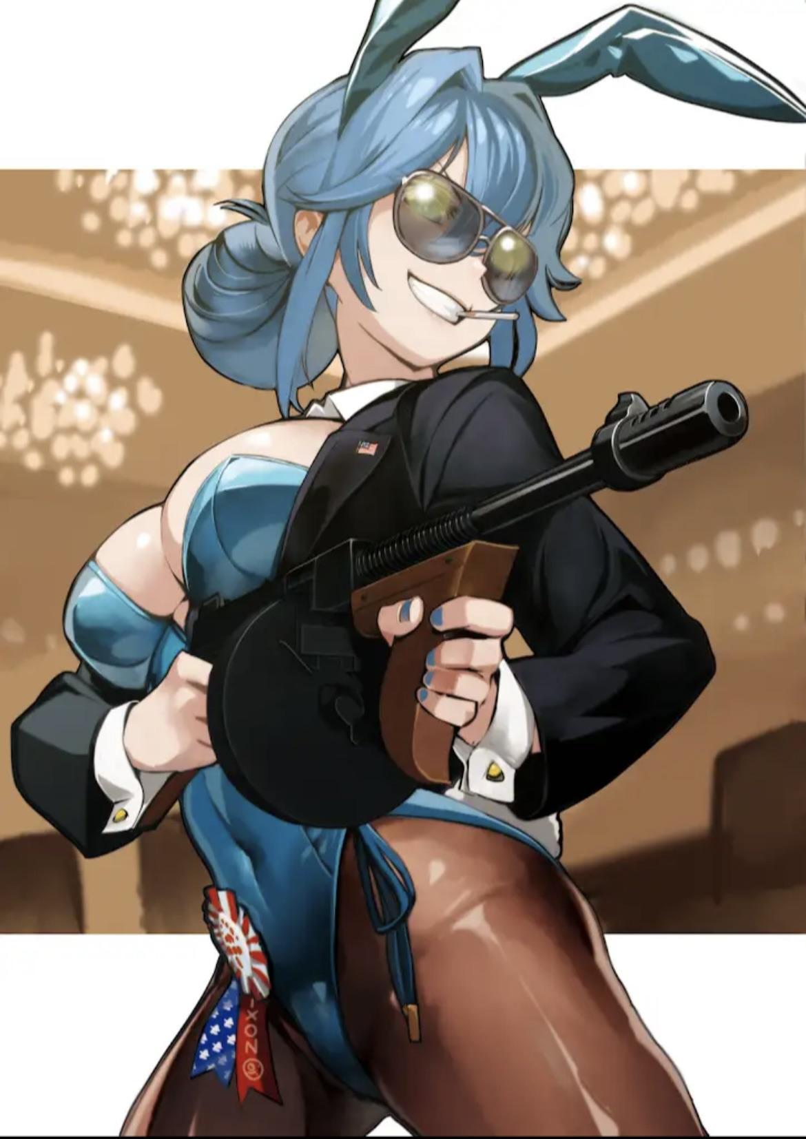 Blue Hair Rule 34 Image