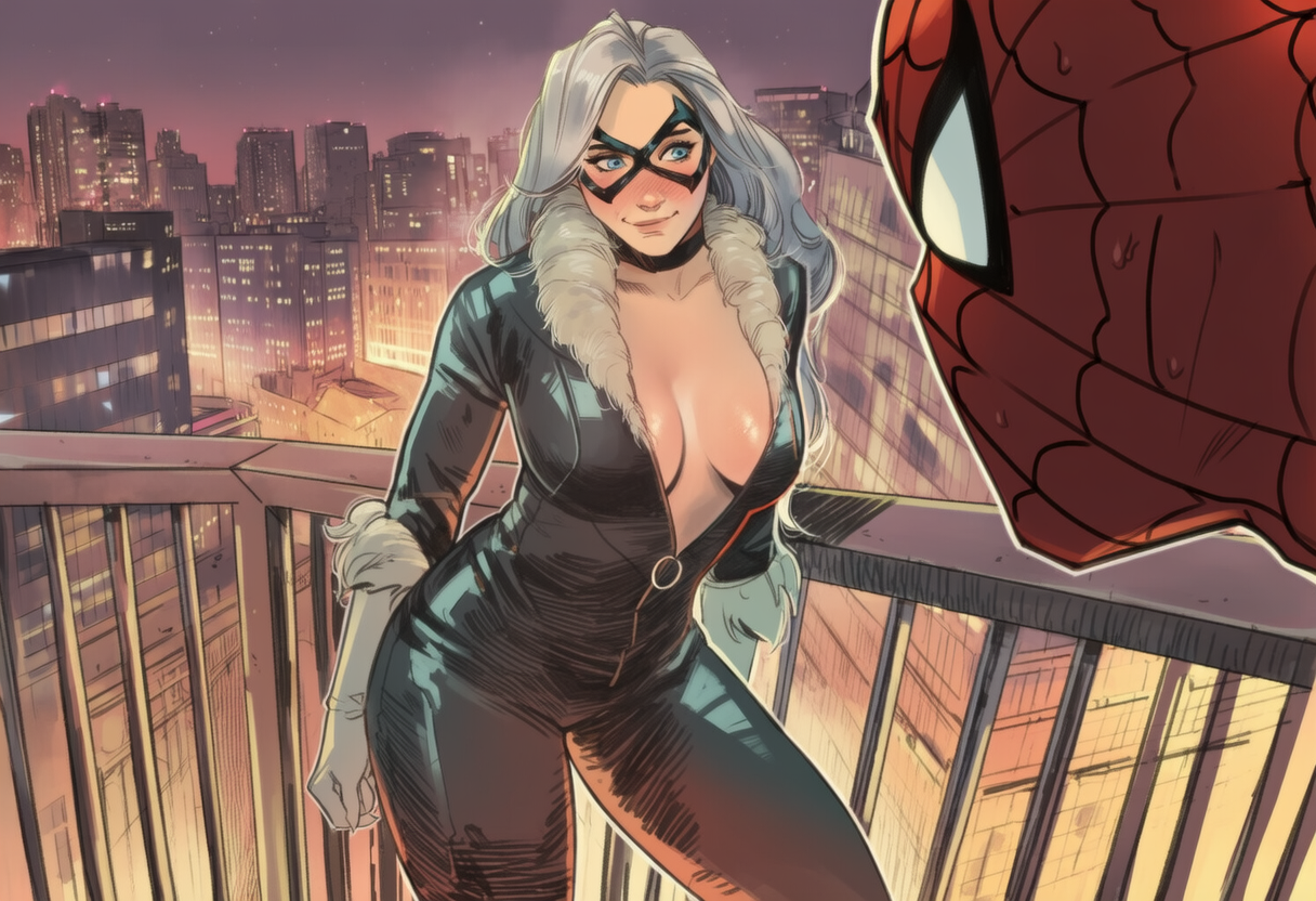 Black Cat (Marvel) Rule 34 Image