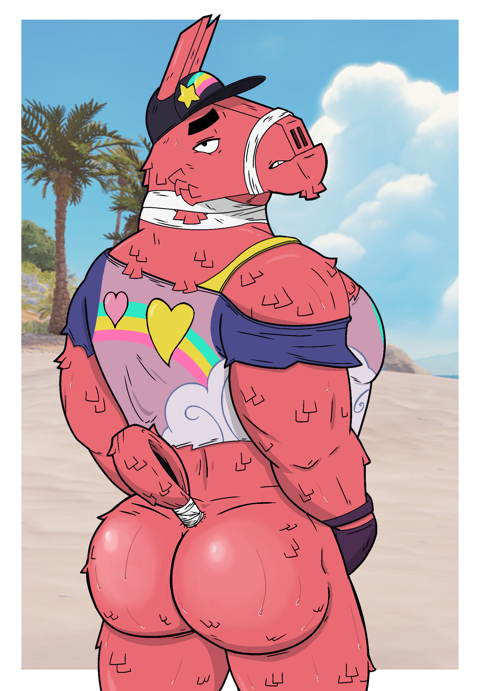 Lt. John Llama (Epic Games) Rule 34 Image