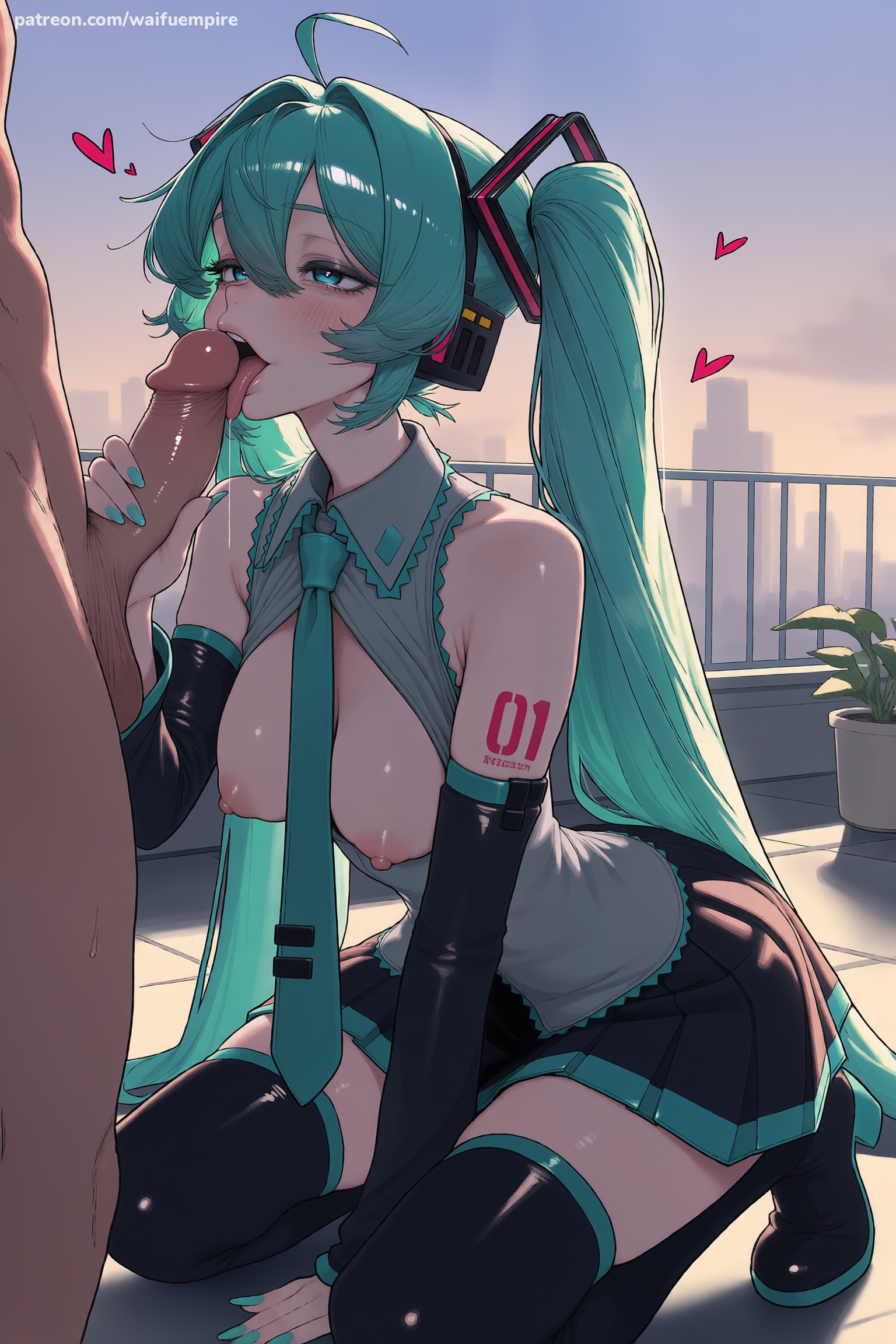 Hatsune Miku (Patreon) Rule 34 Image