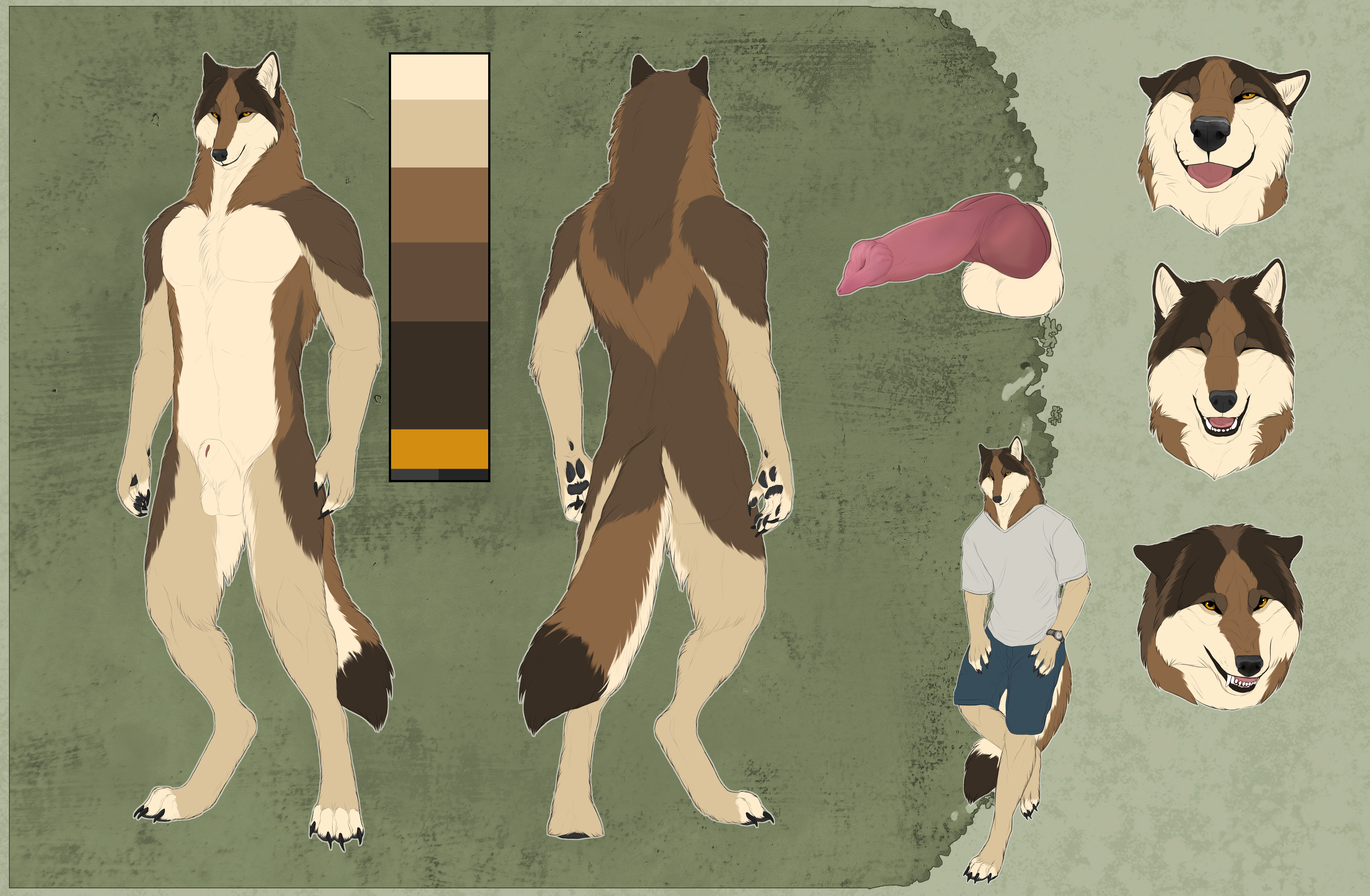 Bryn (Wandering Wolf Guy) Rule 34 Image