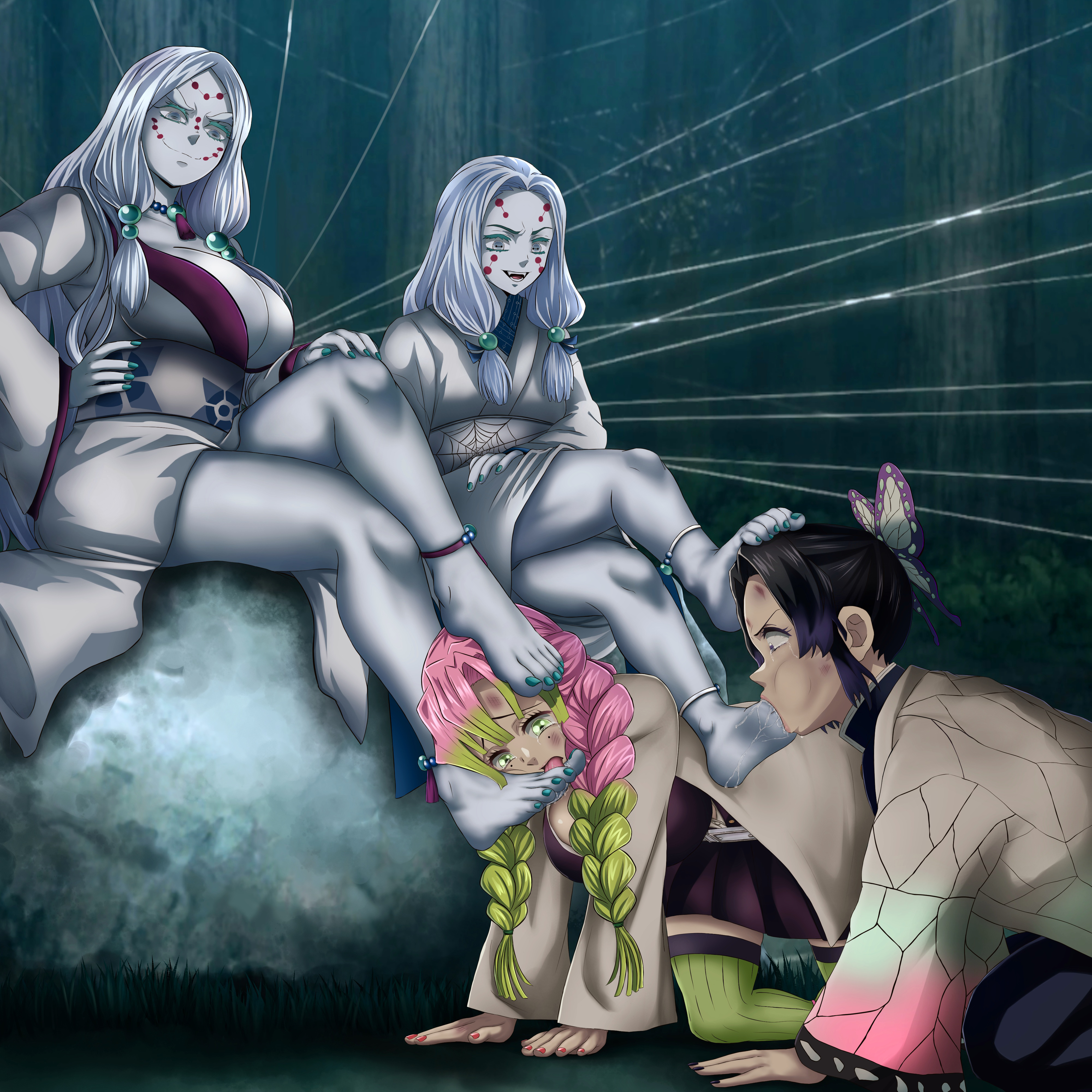 Kanroji Mitsuri (Demon Slayer) Rule 34 Image