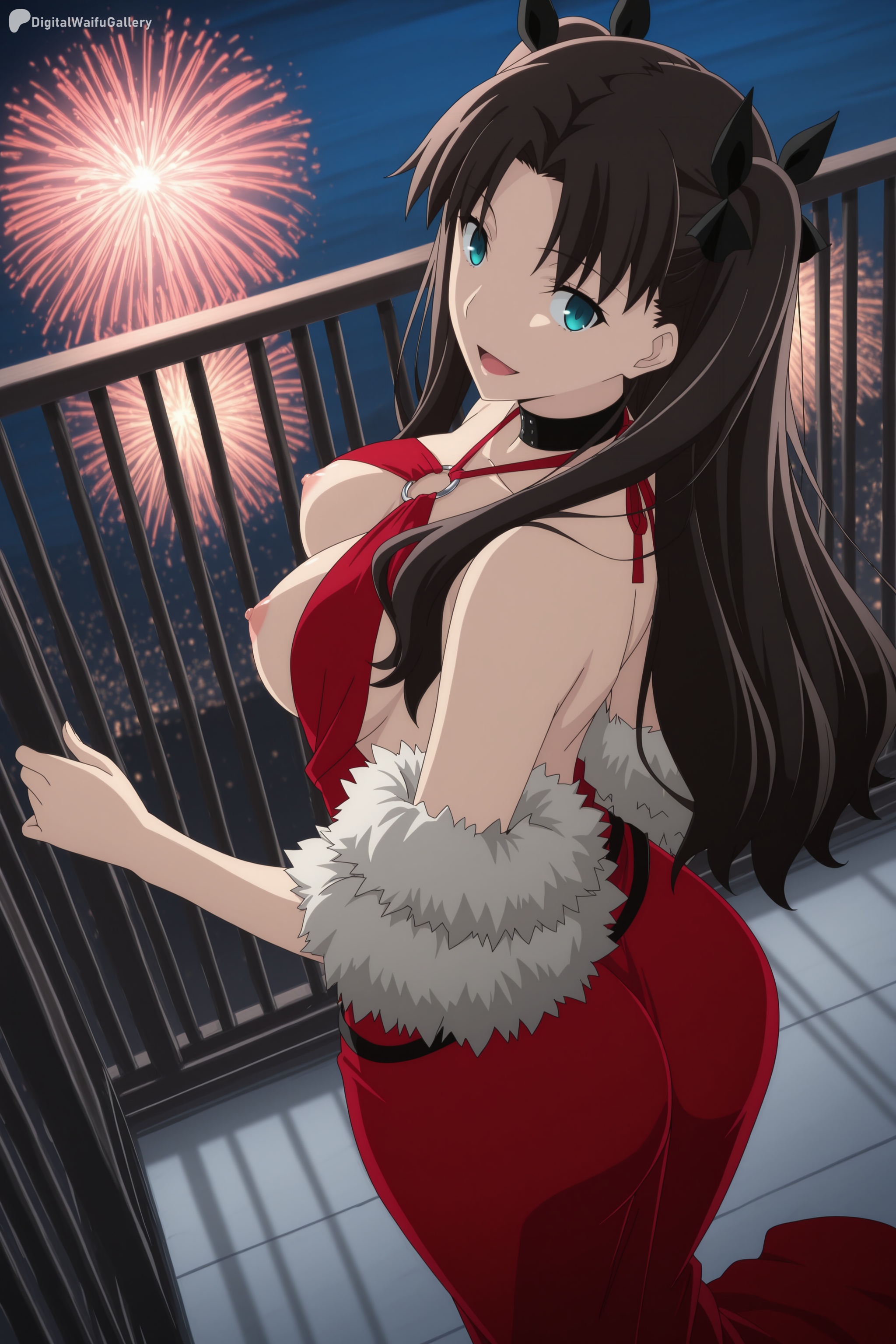 Tohsaka Rin (Fate (Series)) Rule 34 Image