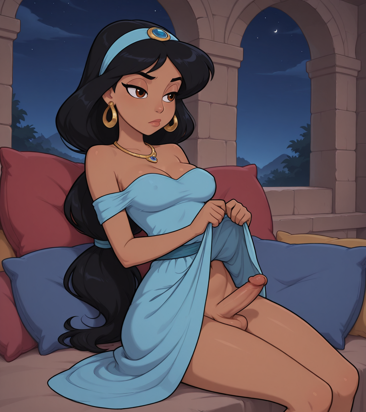 Jasmine (Aladdin) Rule 34 Image