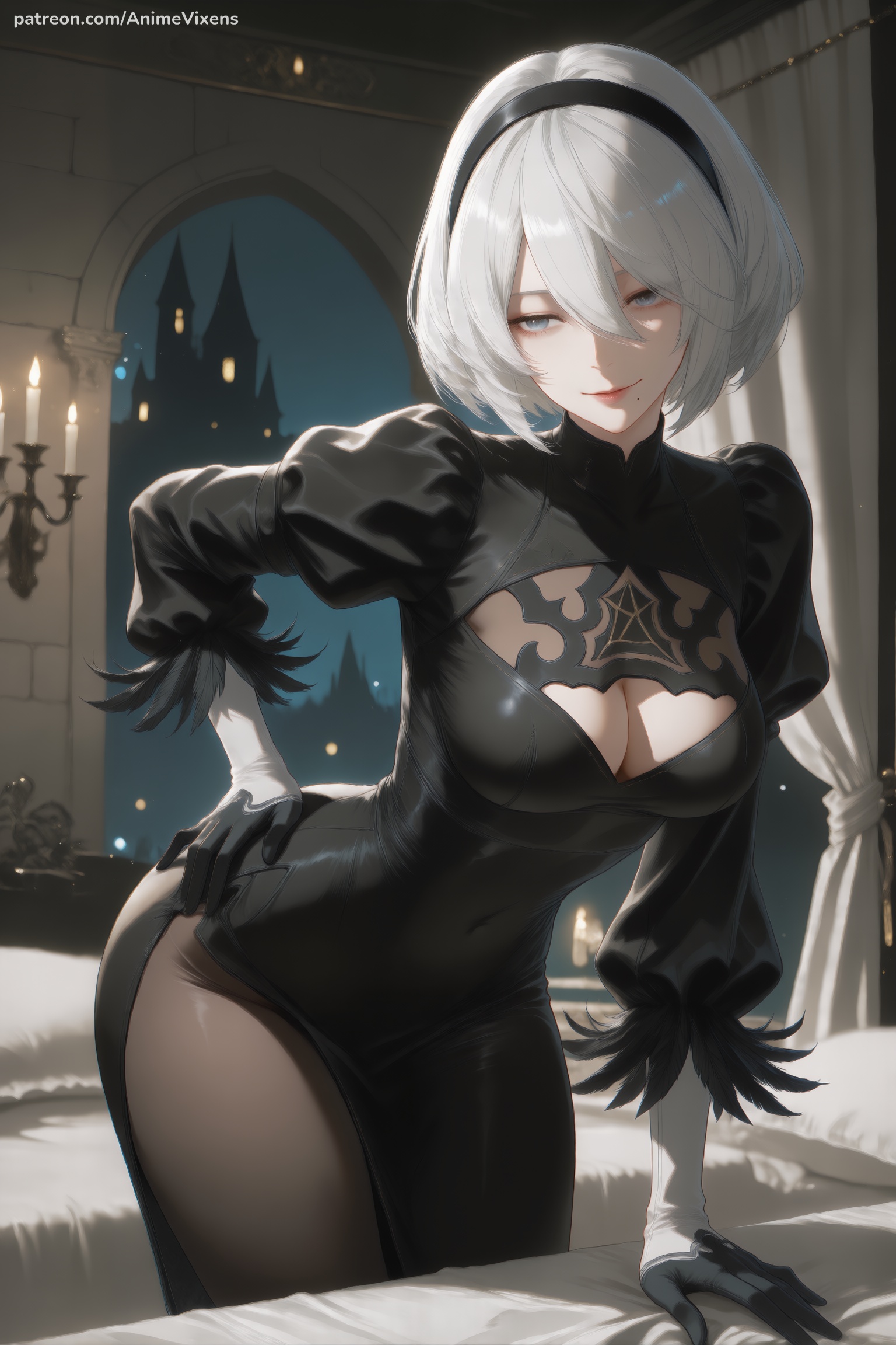 Black Dress Rule 34 Image