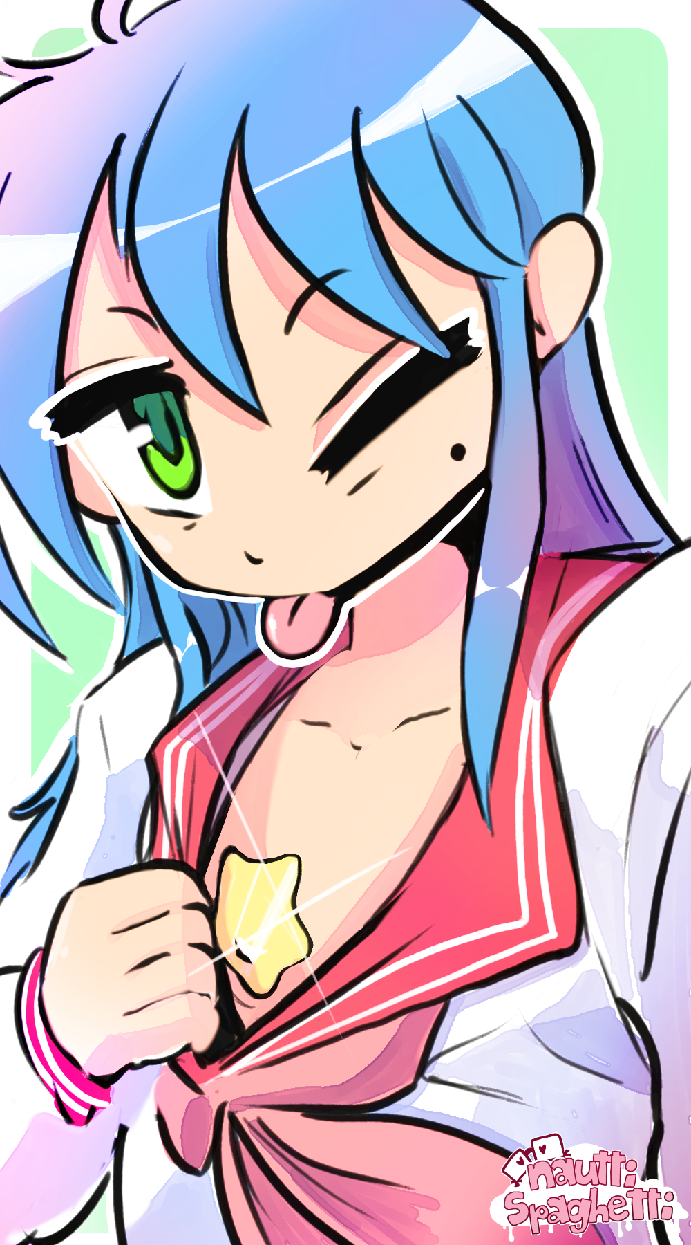 Konata Izumi (Lucky Star) Rule 34 Image