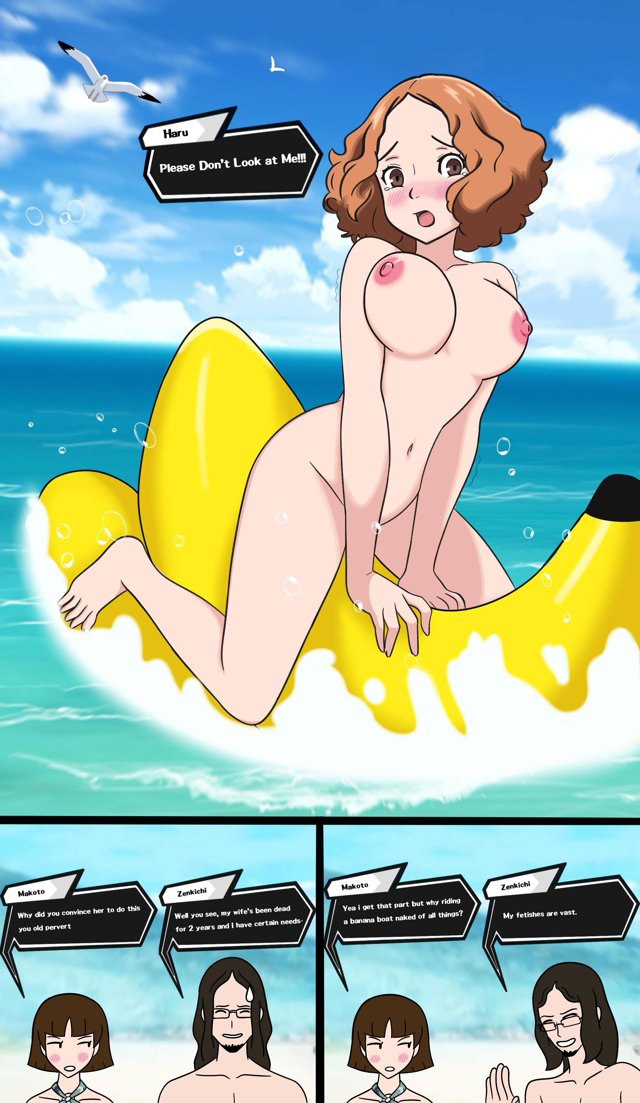 Haru Okumura (Persona) Rule 34 Image