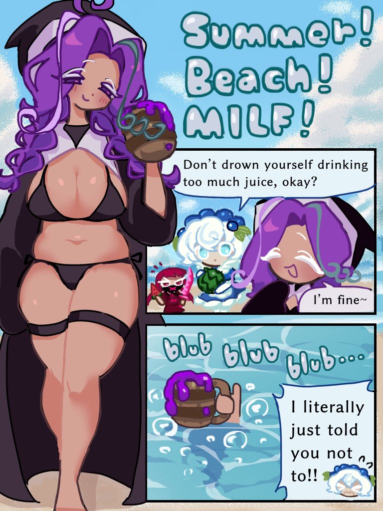 Berry Yogurt Cookie (Cookie Run) Rule 34 Image