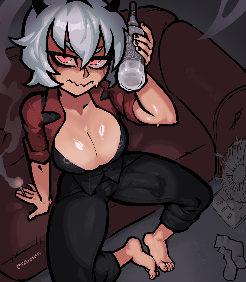 Malina (Helltaker) Rule 34 Image