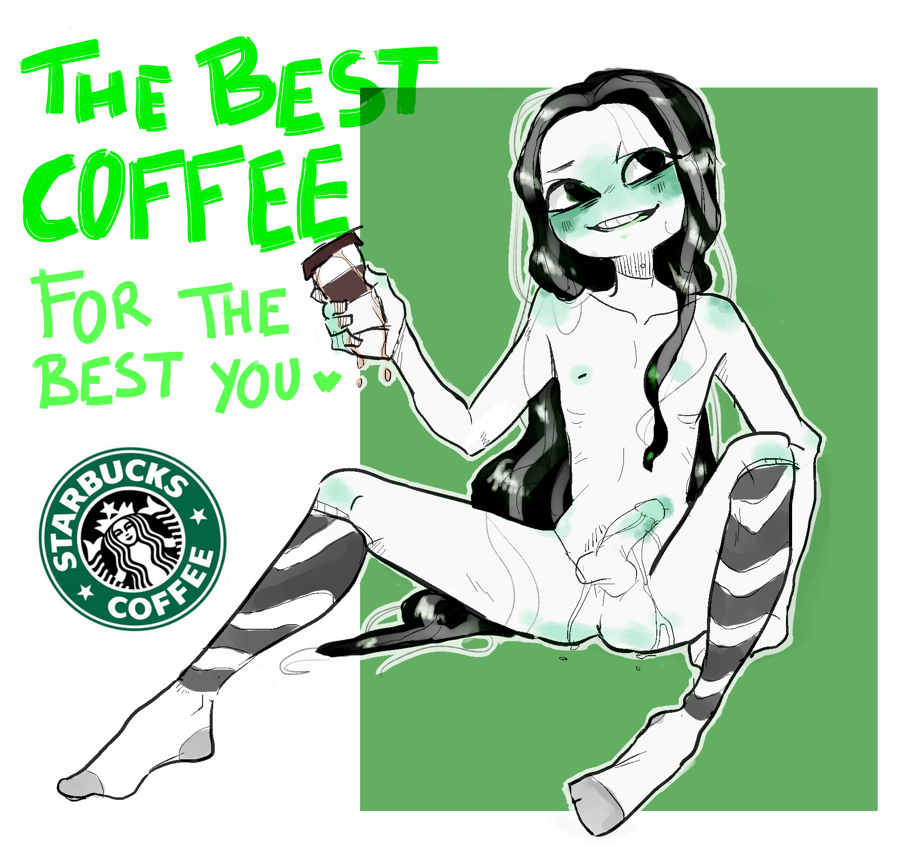Starbucks Siren (Starbucks) Rule 34 Image