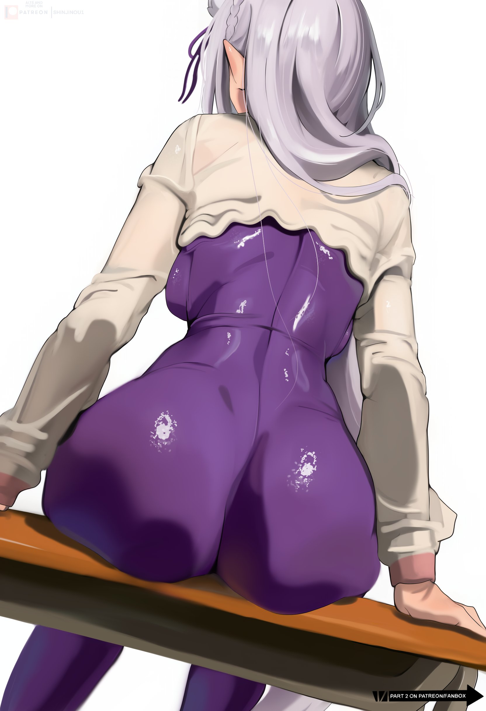 Emilia (Re:Zero) Rule 34 Image